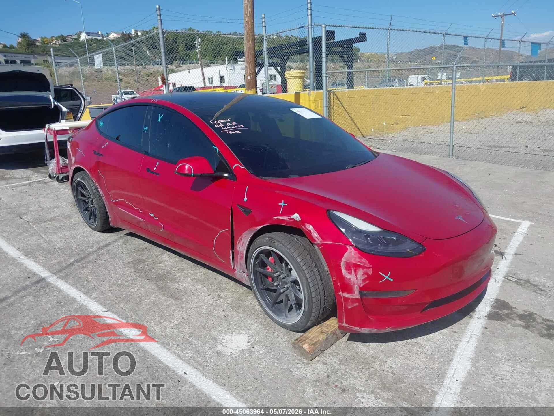 TESLA MODEL 3 2021 - 5YJ3E1EC0MF078521