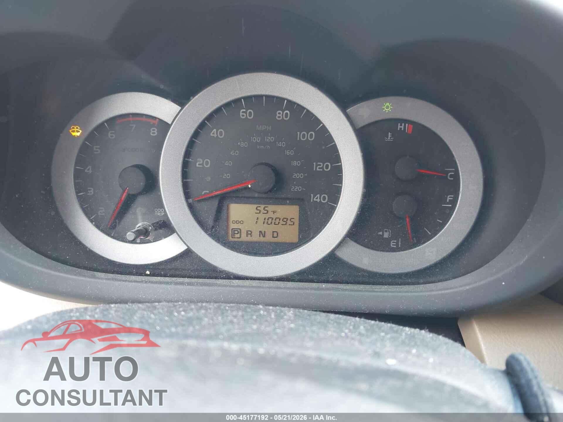 TOYOTA RAV4 2012 - 2T3DF4DV3CW227017