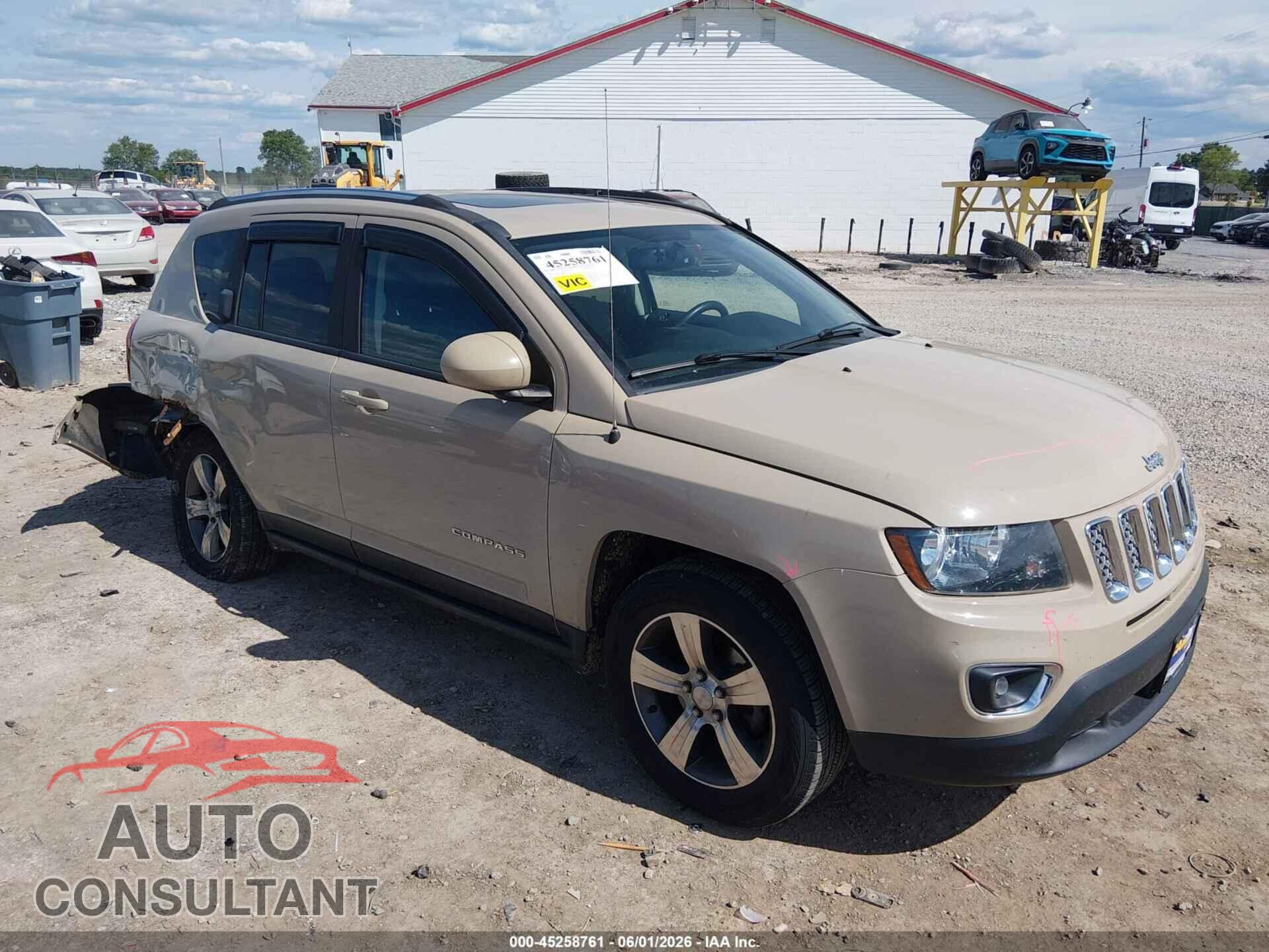 JEEP COMPASS 2017 - 1C4NJDEB3HD177120