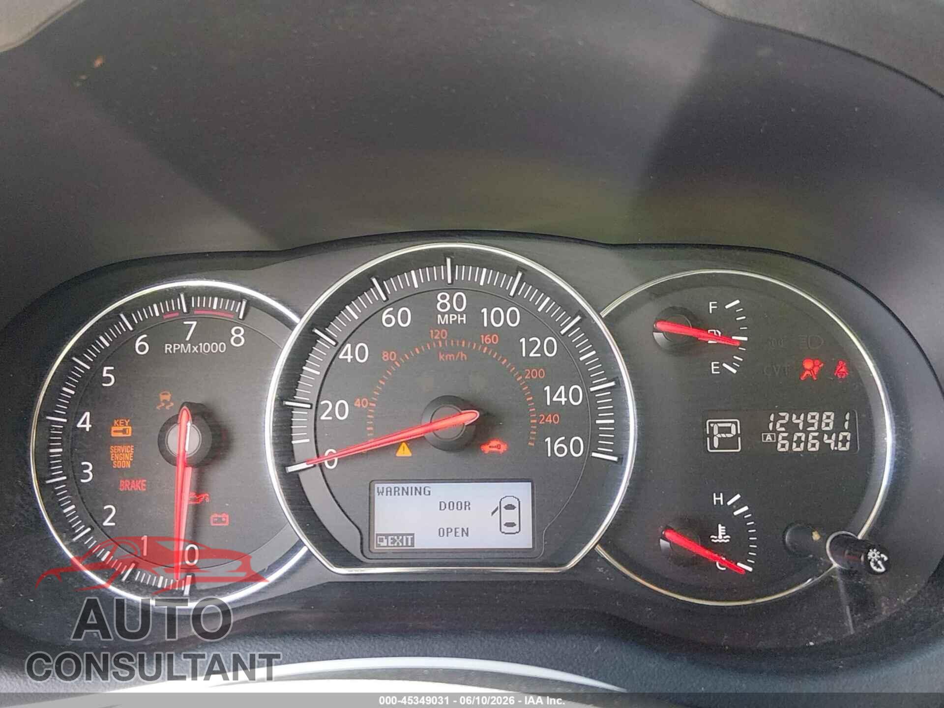 NISSAN MAXIMA 2012 - 1N4AA5AP0CC823739