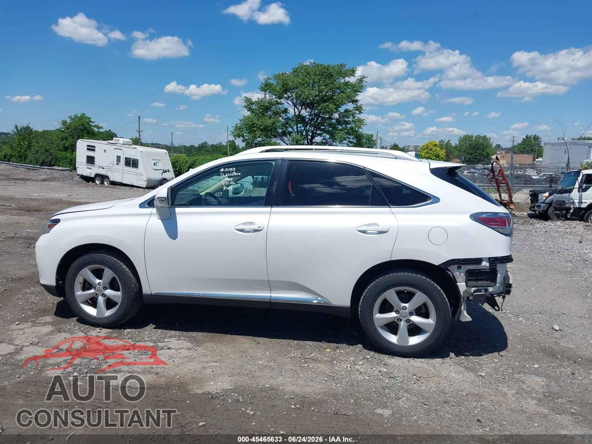 LEXUS RX 350 2014 - 2T2BK1BA2EC239511