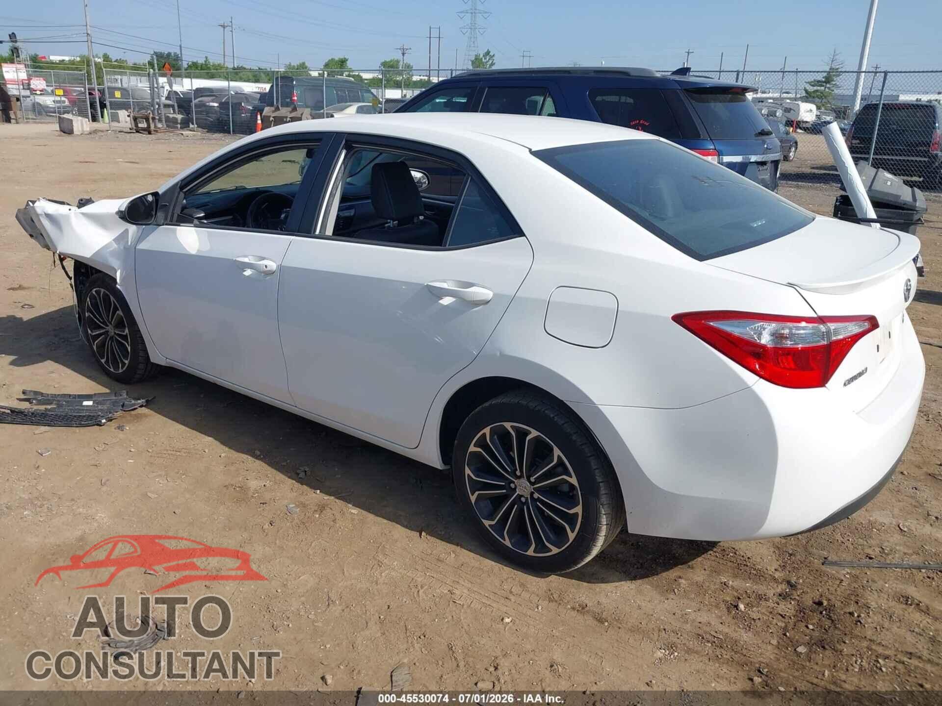 TOYOTA COROLLA 2016 - 5YFBURHE4GP533809