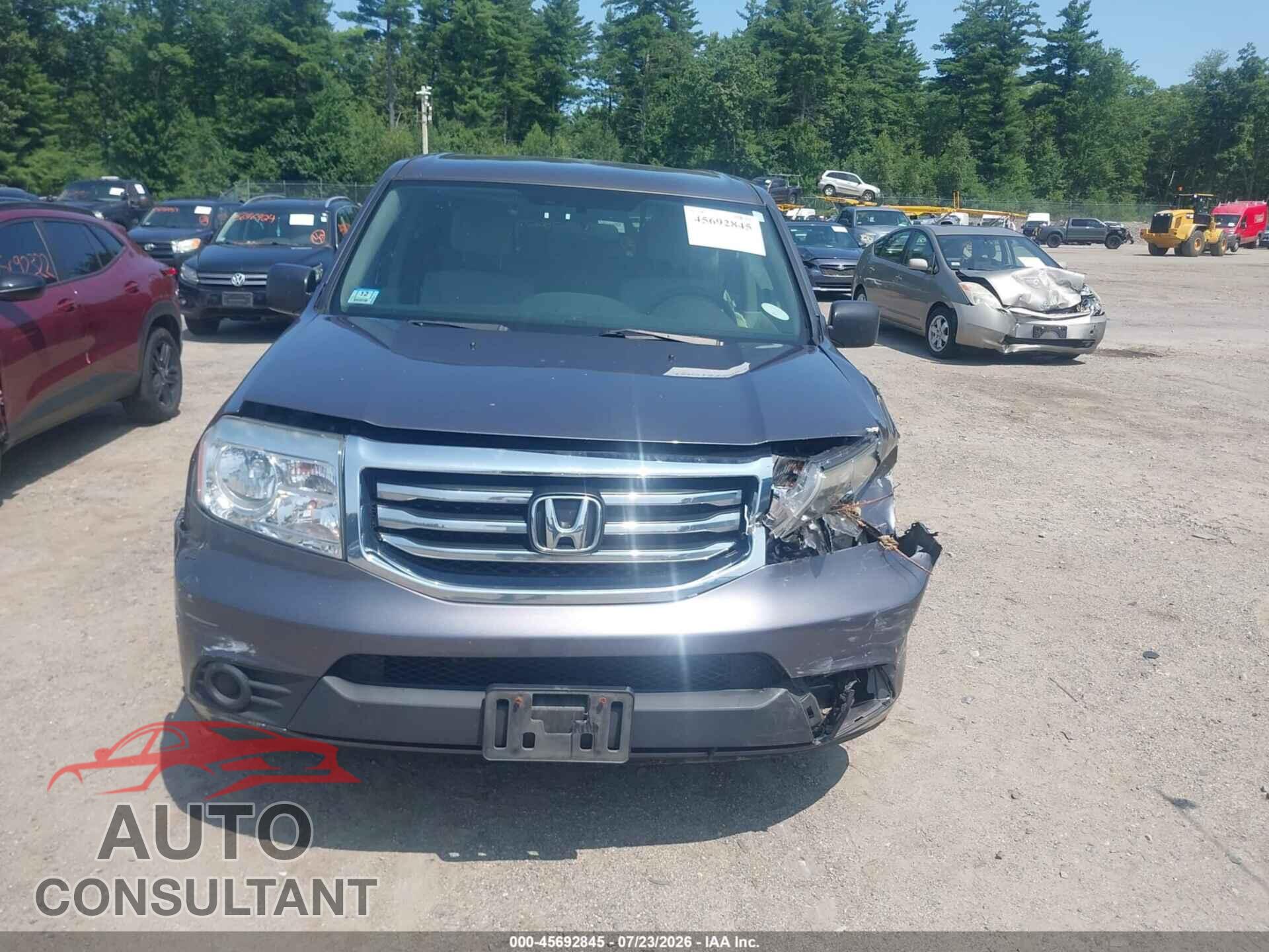 HONDA PILOT 2015 - 5FNYF4H25FB067735