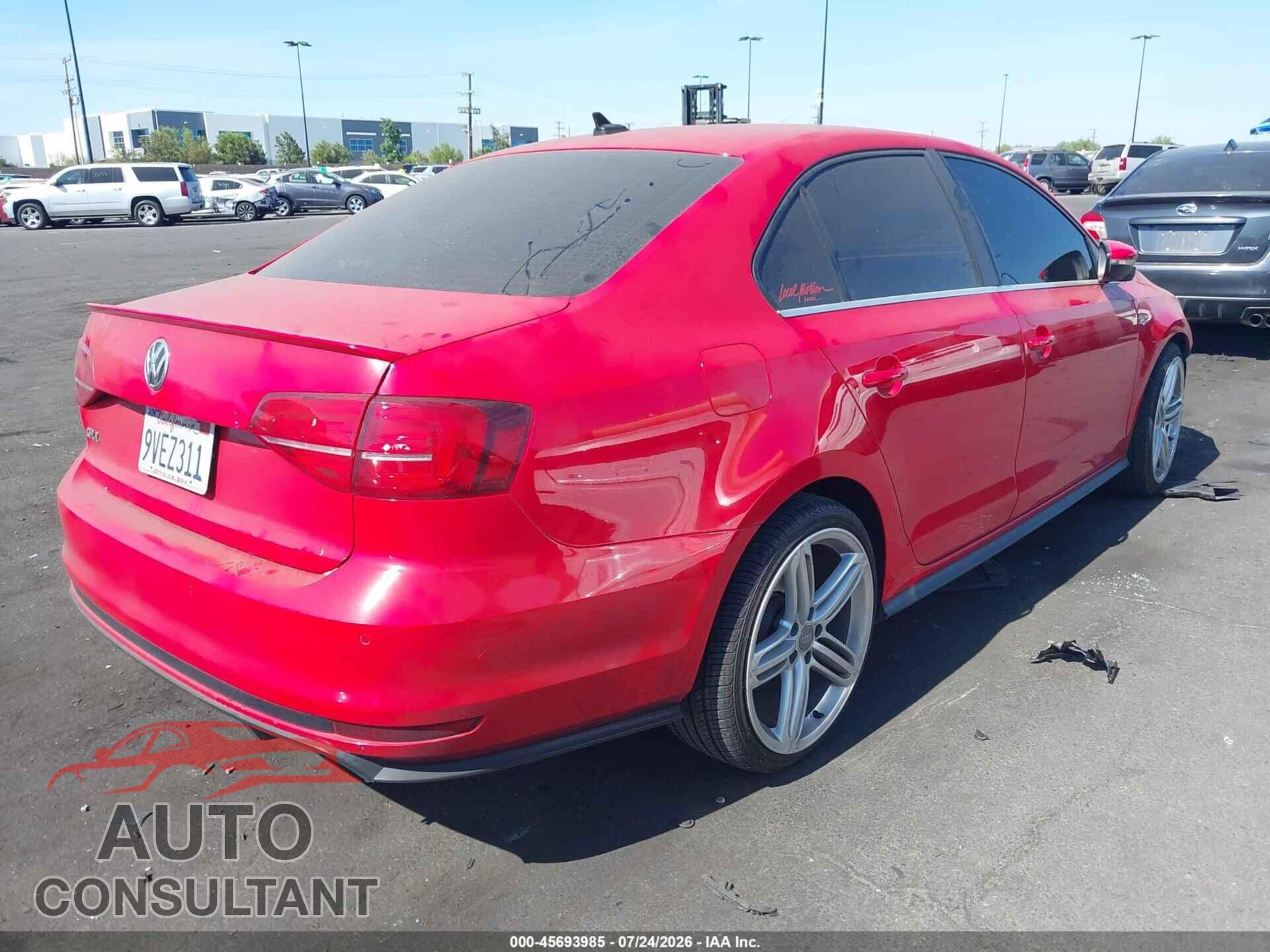 VOLKSWAGEN JETTA 2017 - 3VW4T7AJ9HM214841