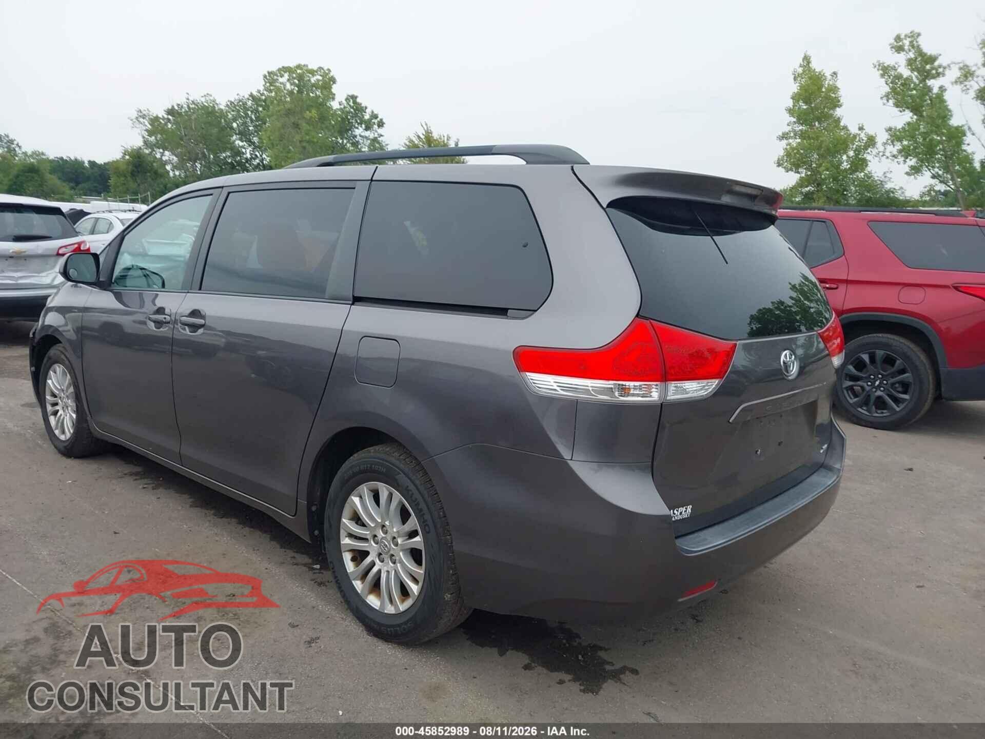 TOYOTA SIENNA 2012 - 5TDYK3DC7CS266331
