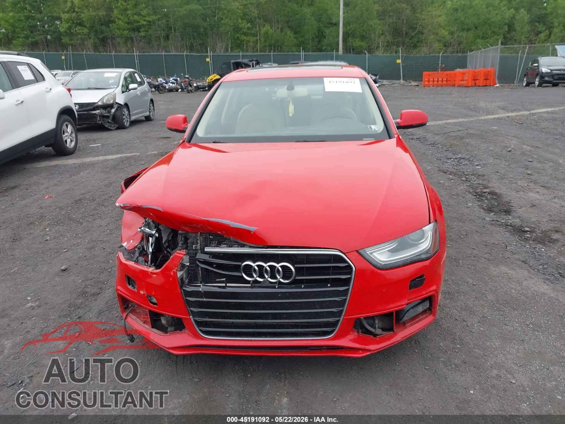 AUDI A4 2016 - WAUBFAFL5GN007891
