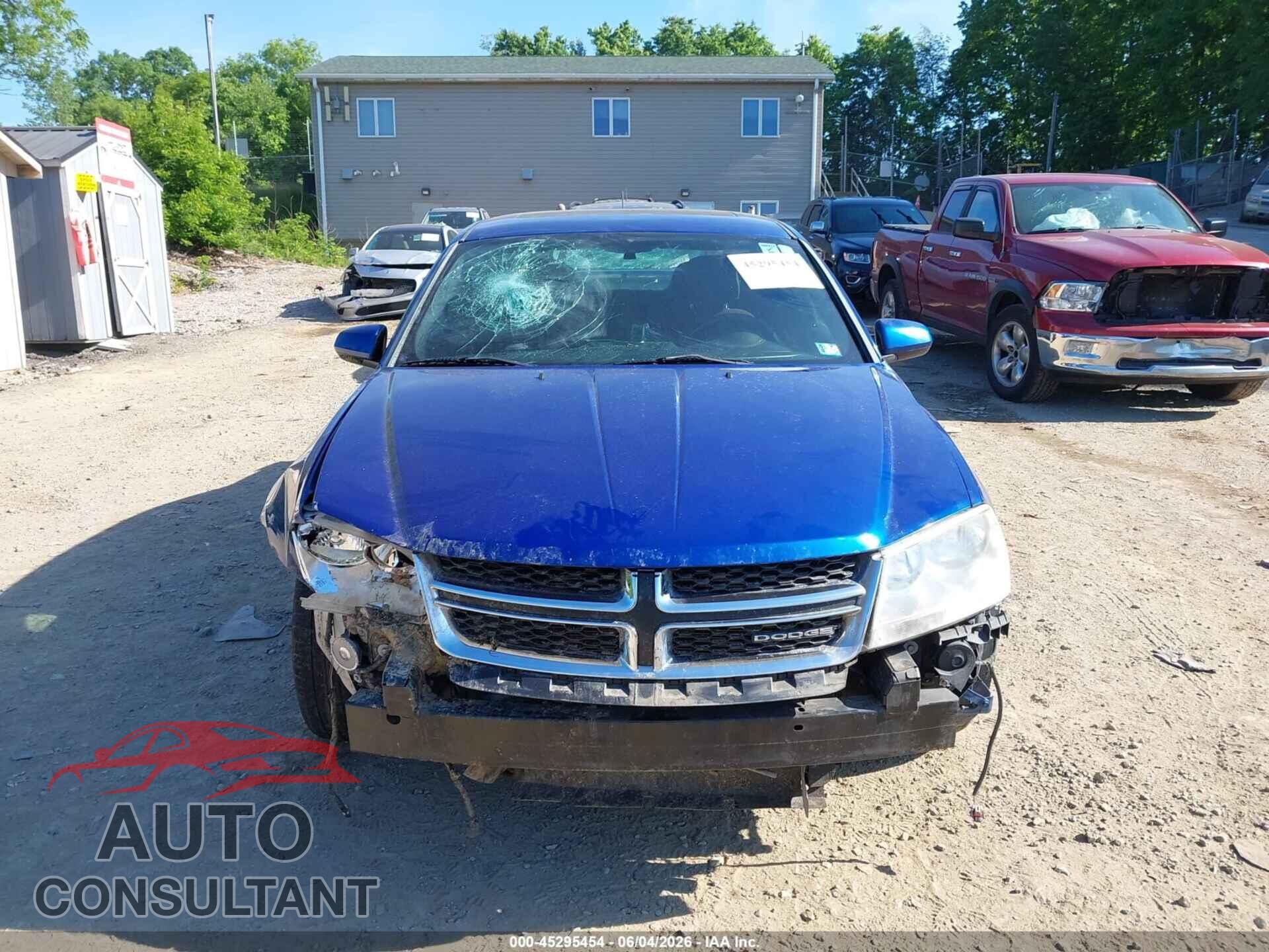 DODGE AVENGER 2012 - 1C3CDZEG5CN194385