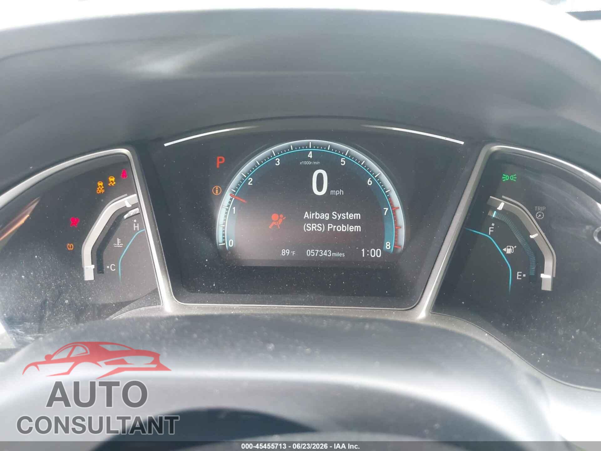HONDA CIVIC 2018 - 2HGFC2F77JH545791