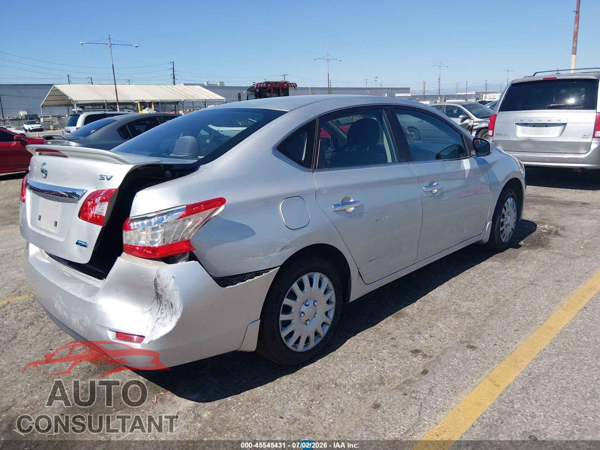 NISSAN SENTRA 2013 - 1N4AB7AP1DN902805