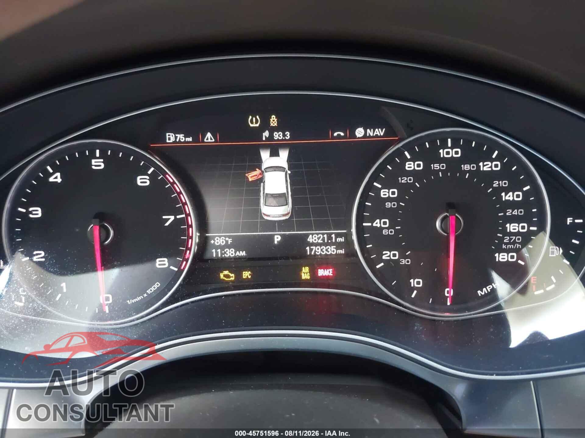 AUDI A6 2013 - WAUGFAFC4DN146217