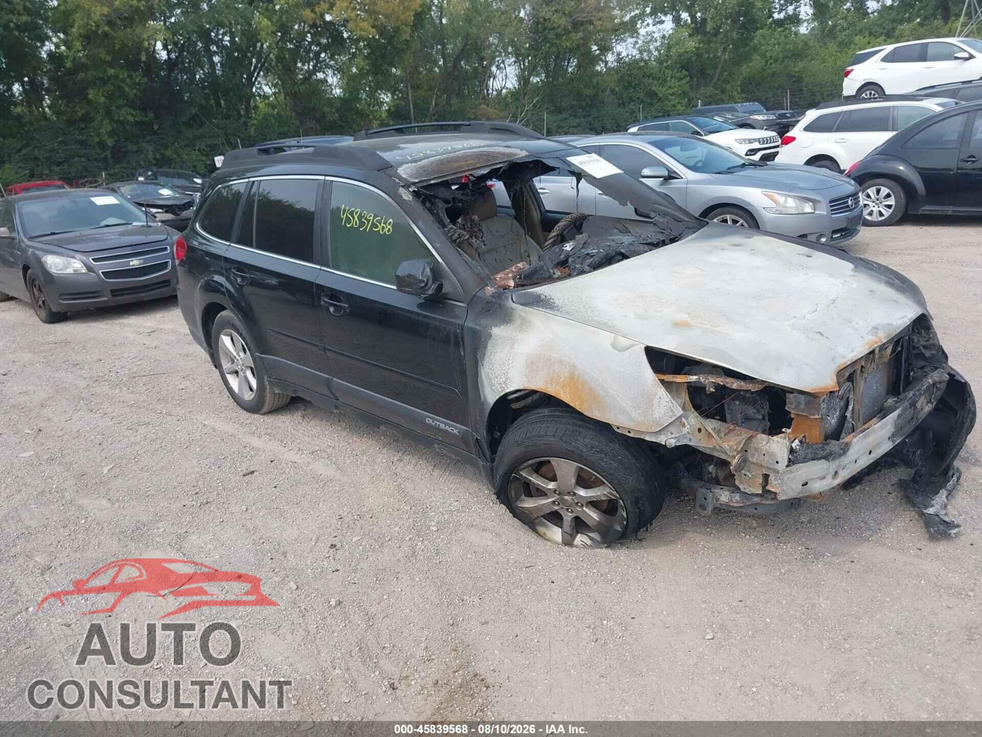 SUBARU OUTBACK 2013 - 4S4BRCLC8D3255050