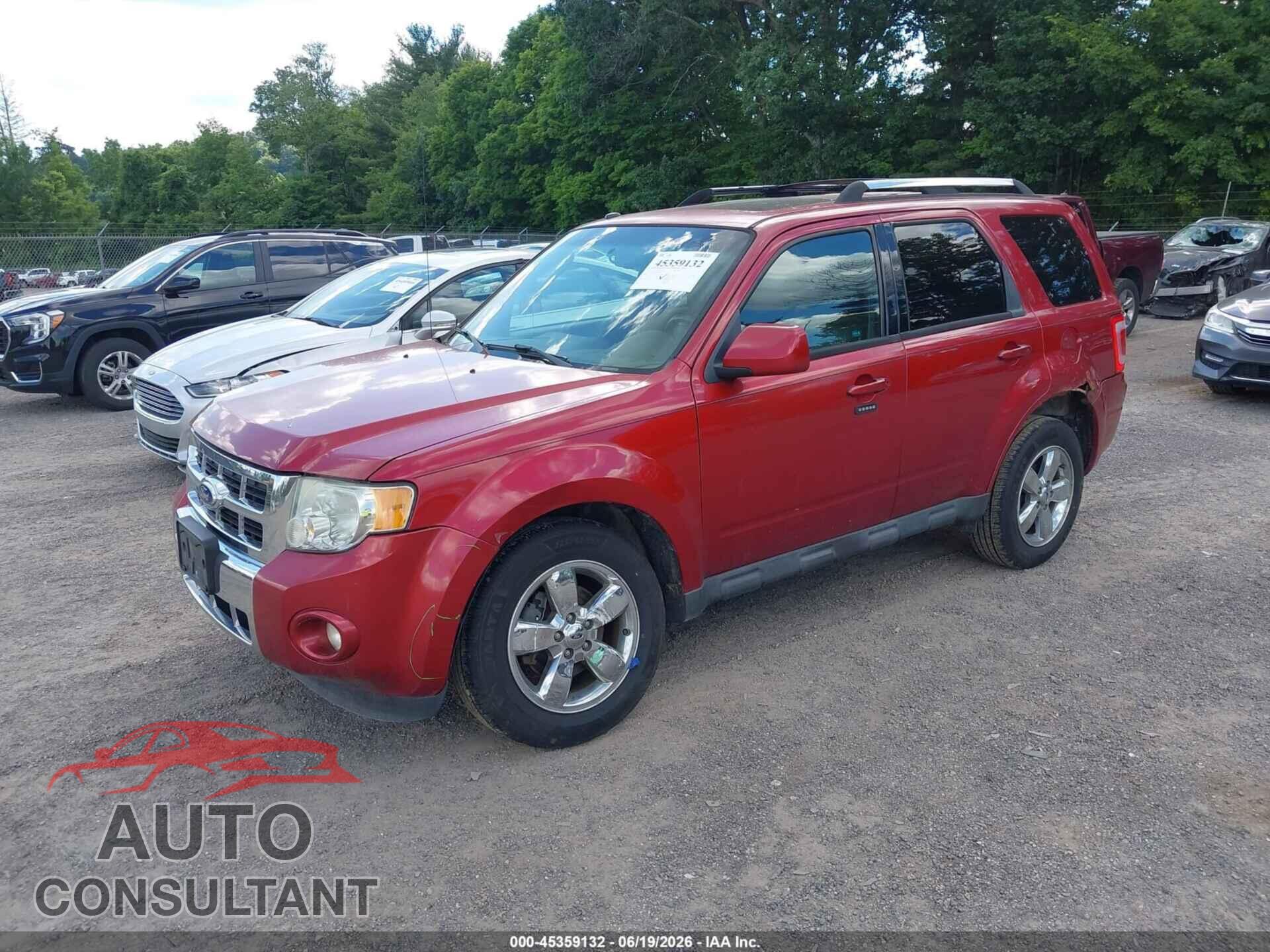 FORD ESCAPE 2012 - 1FMCU9E73CKA89157