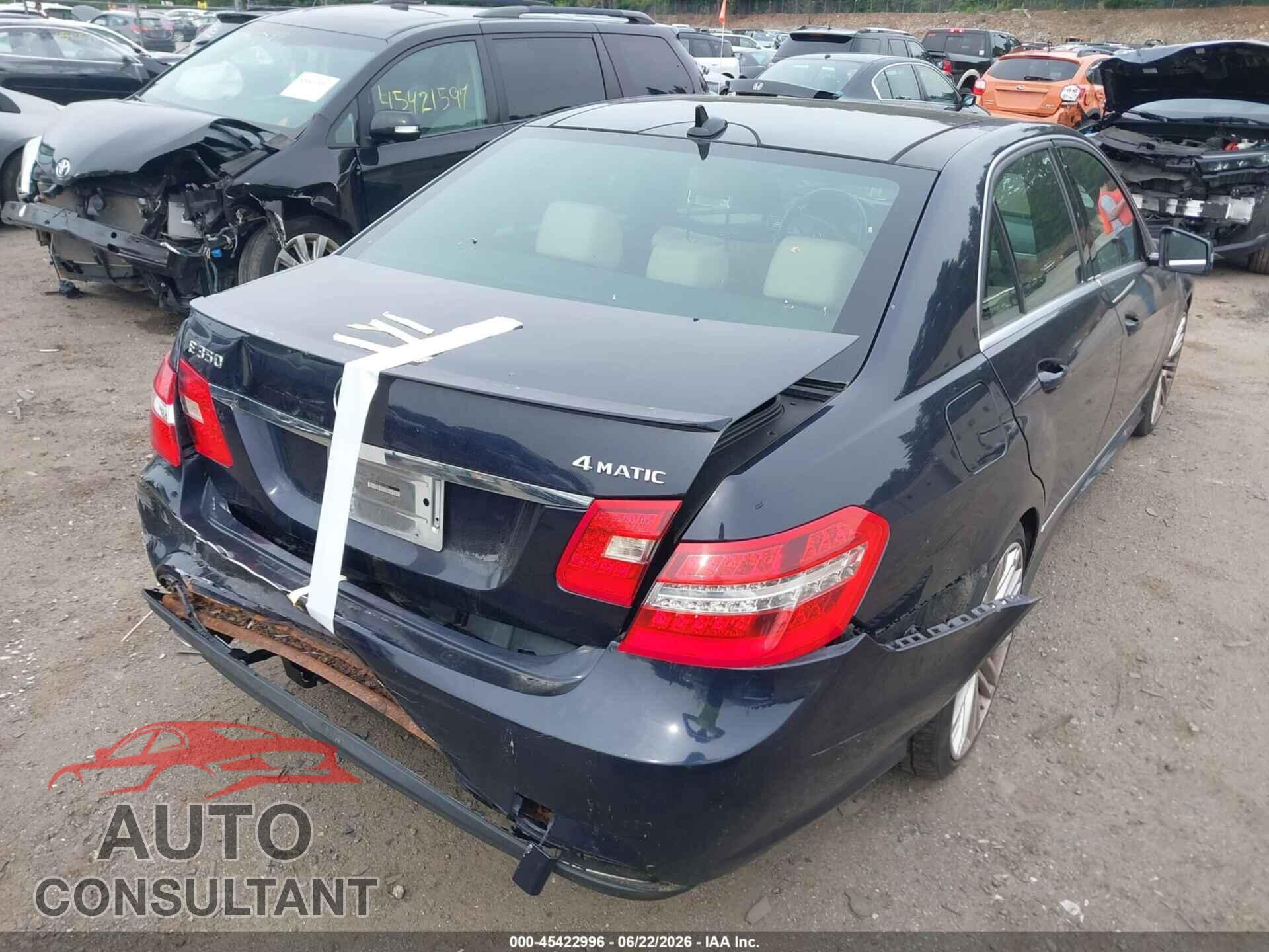 MERCEDES-BENZ E 350 2011 - WDDHF8HB2BA355406