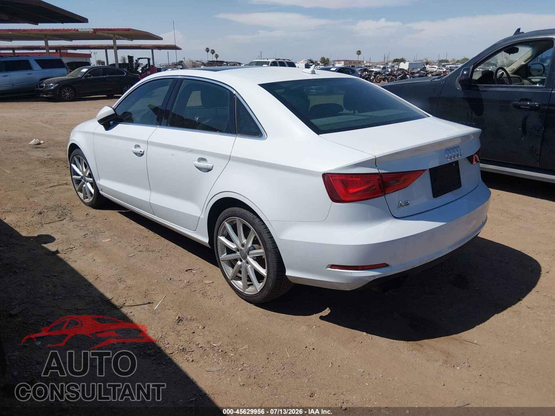AUDI A3 2015 - WAUACGFFXF1021325