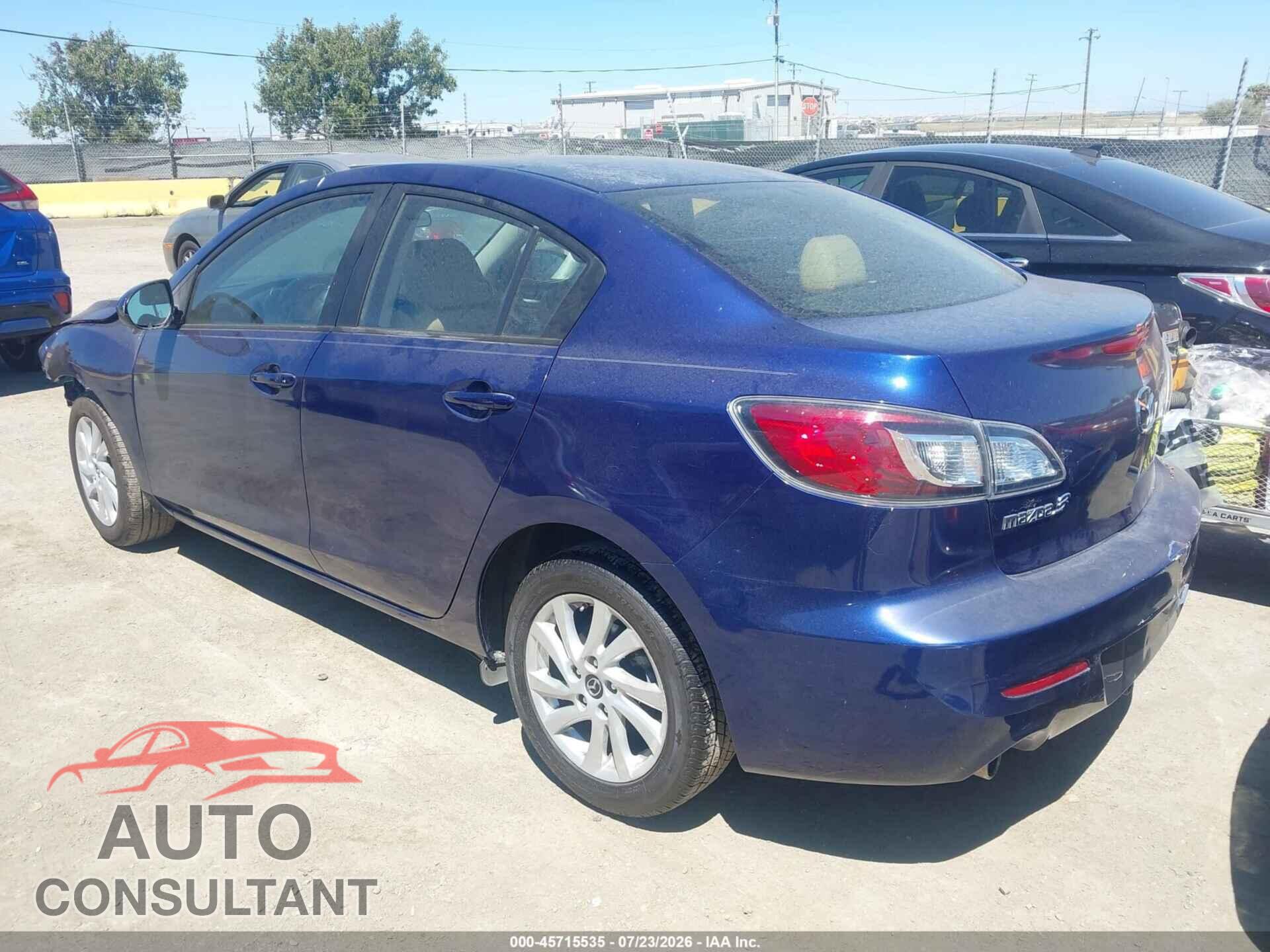 MAZDA MAZDA3 2013 - JM1BL1WP4D1776299