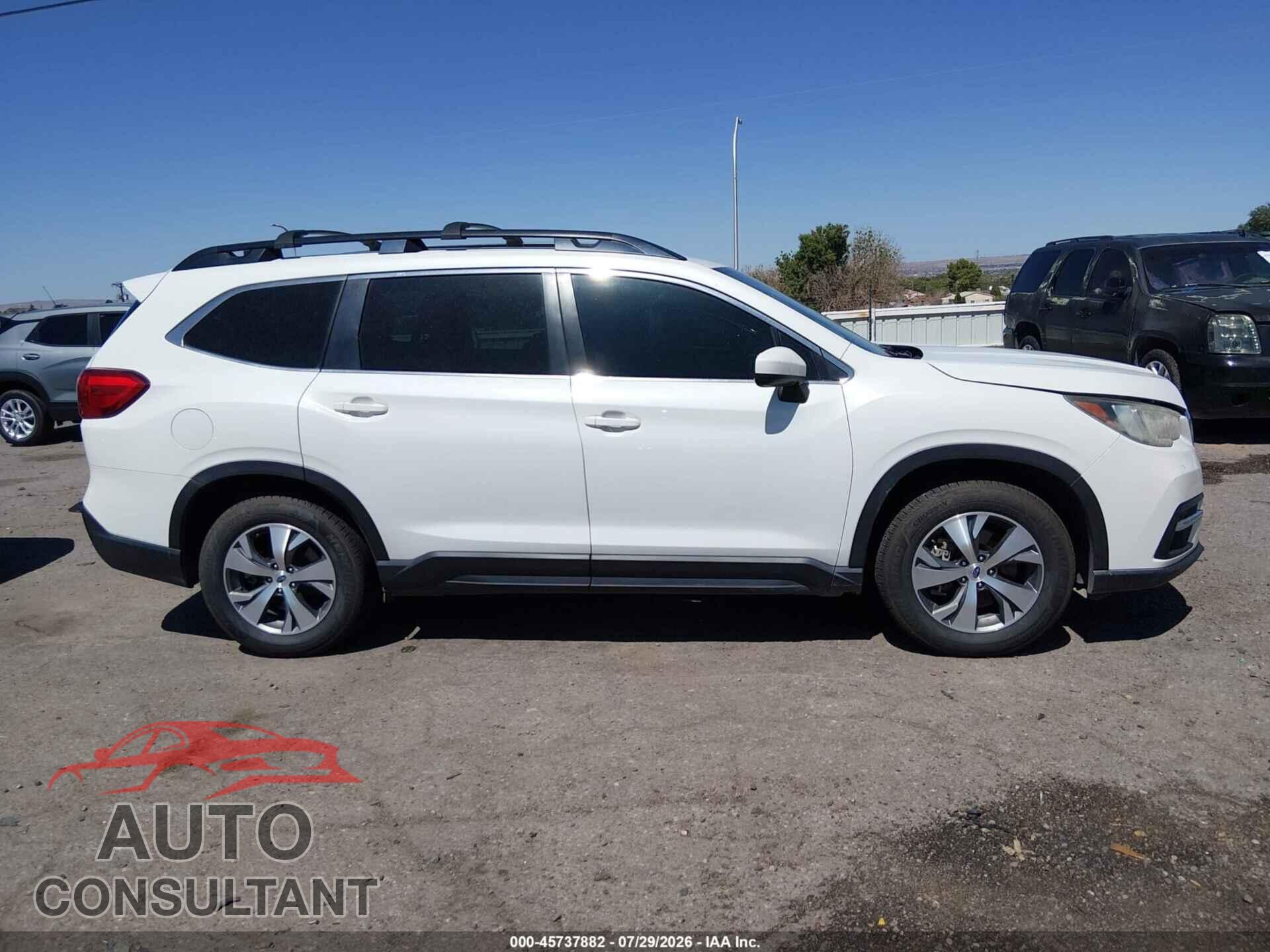 SUBARU ASCENT 2019 - 4S4WMAFD4K3421490