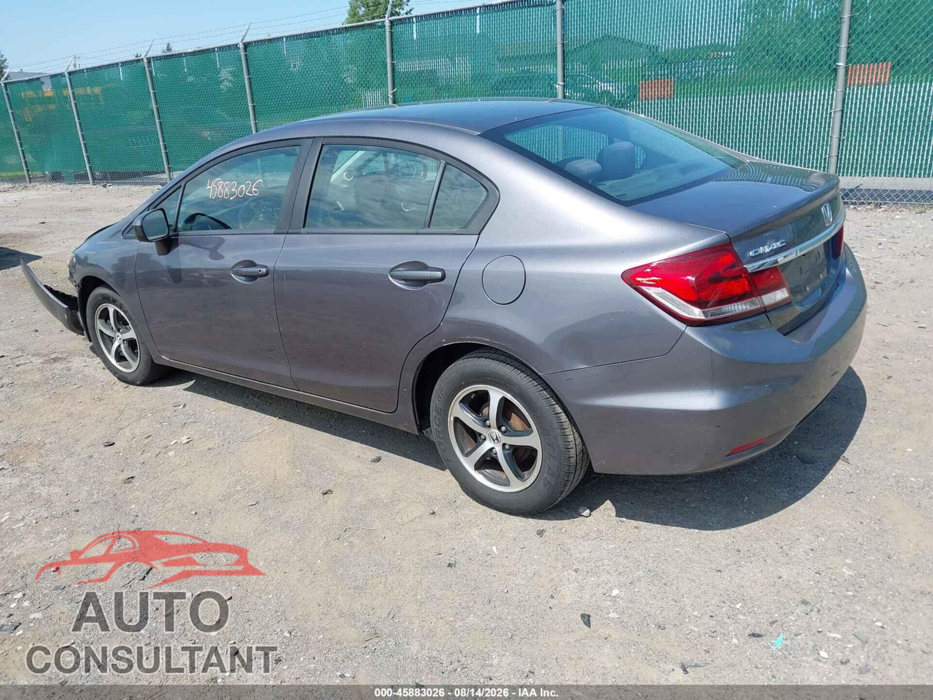 HONDA CIVIC 2015 - 19XFB2F74FE275813