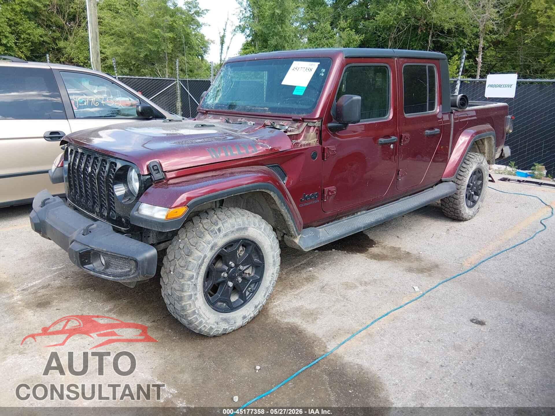 JEEP GLADIATOR 2021 - 1C6HJTAG3ML523084