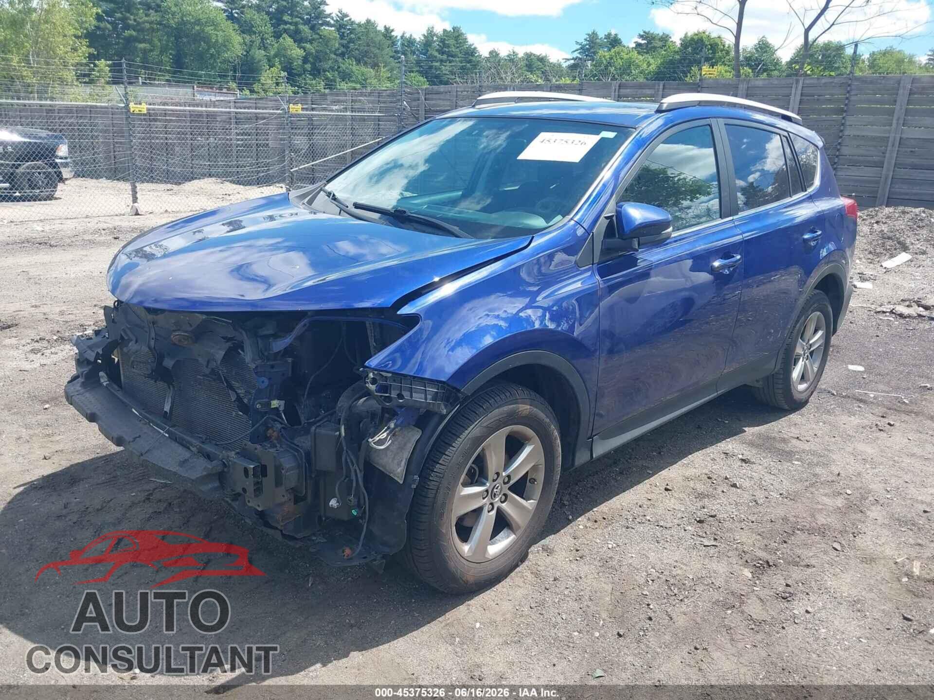 TOYOTA RAV4 2015 - 2T3RFREV4FW372587