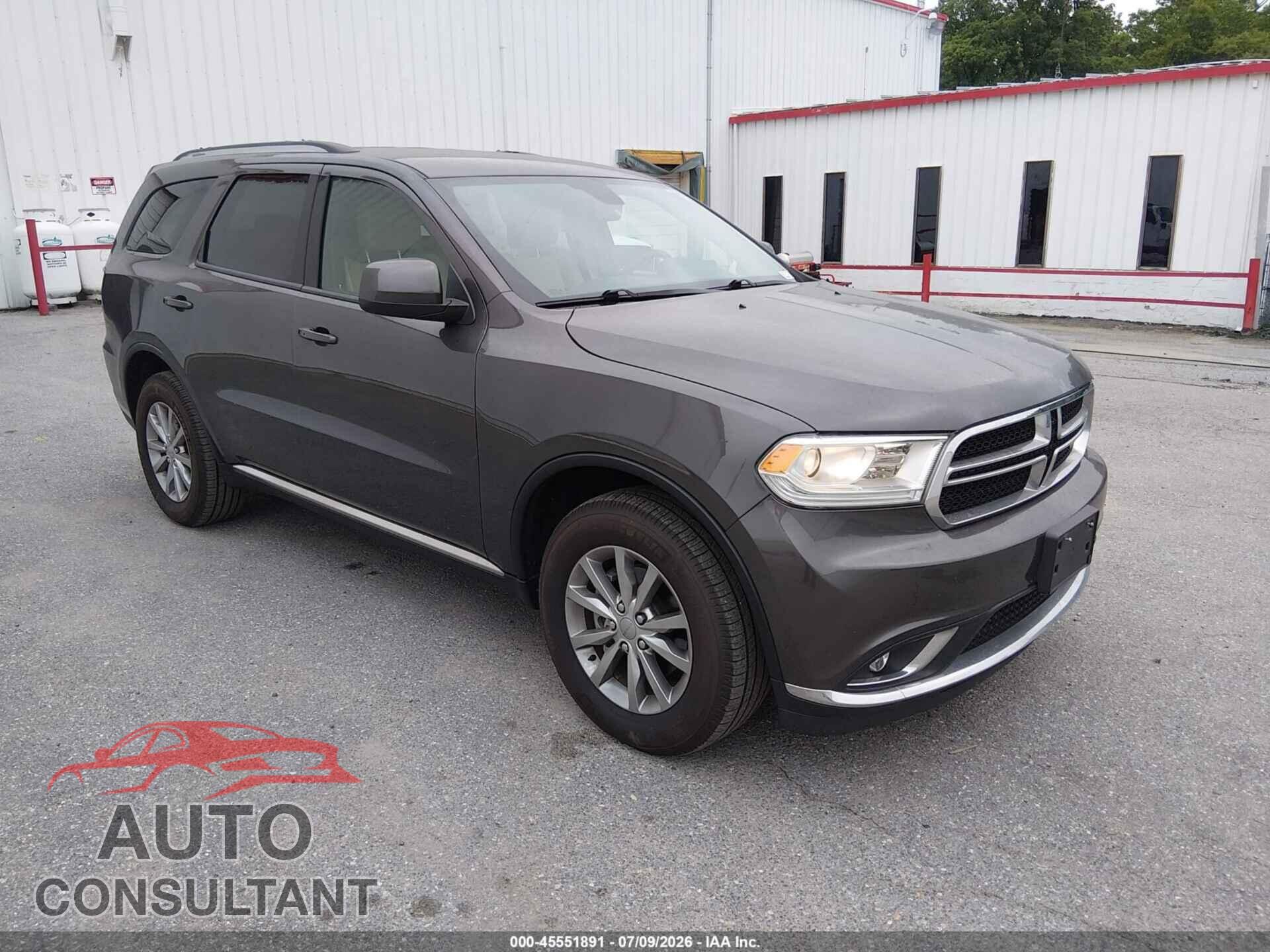 DODGE DURANGO 2018 - 1C4RDJAG6JC404739