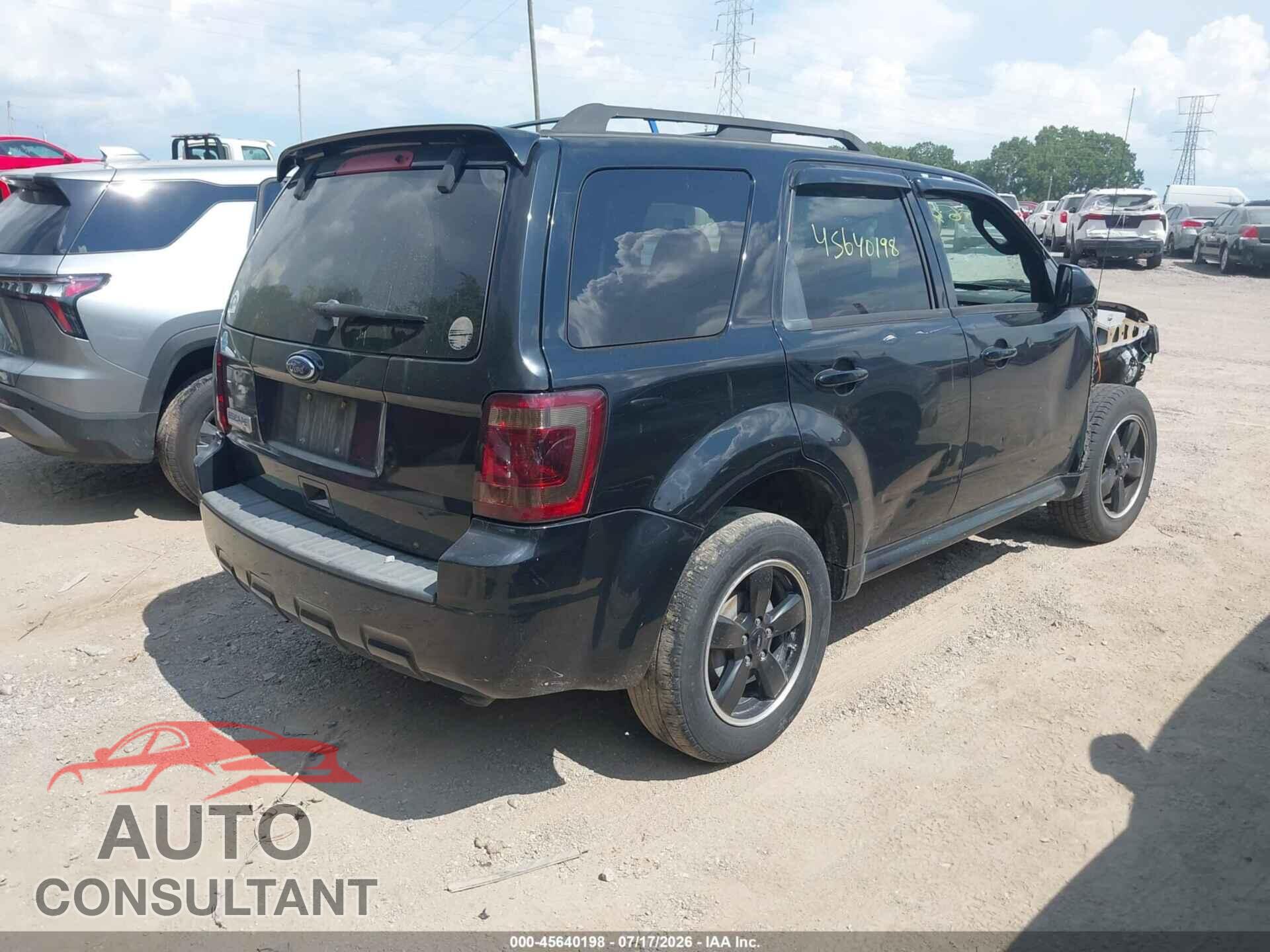 FORD ESCAPE 2010 - 1FMCU0D72AKD09558