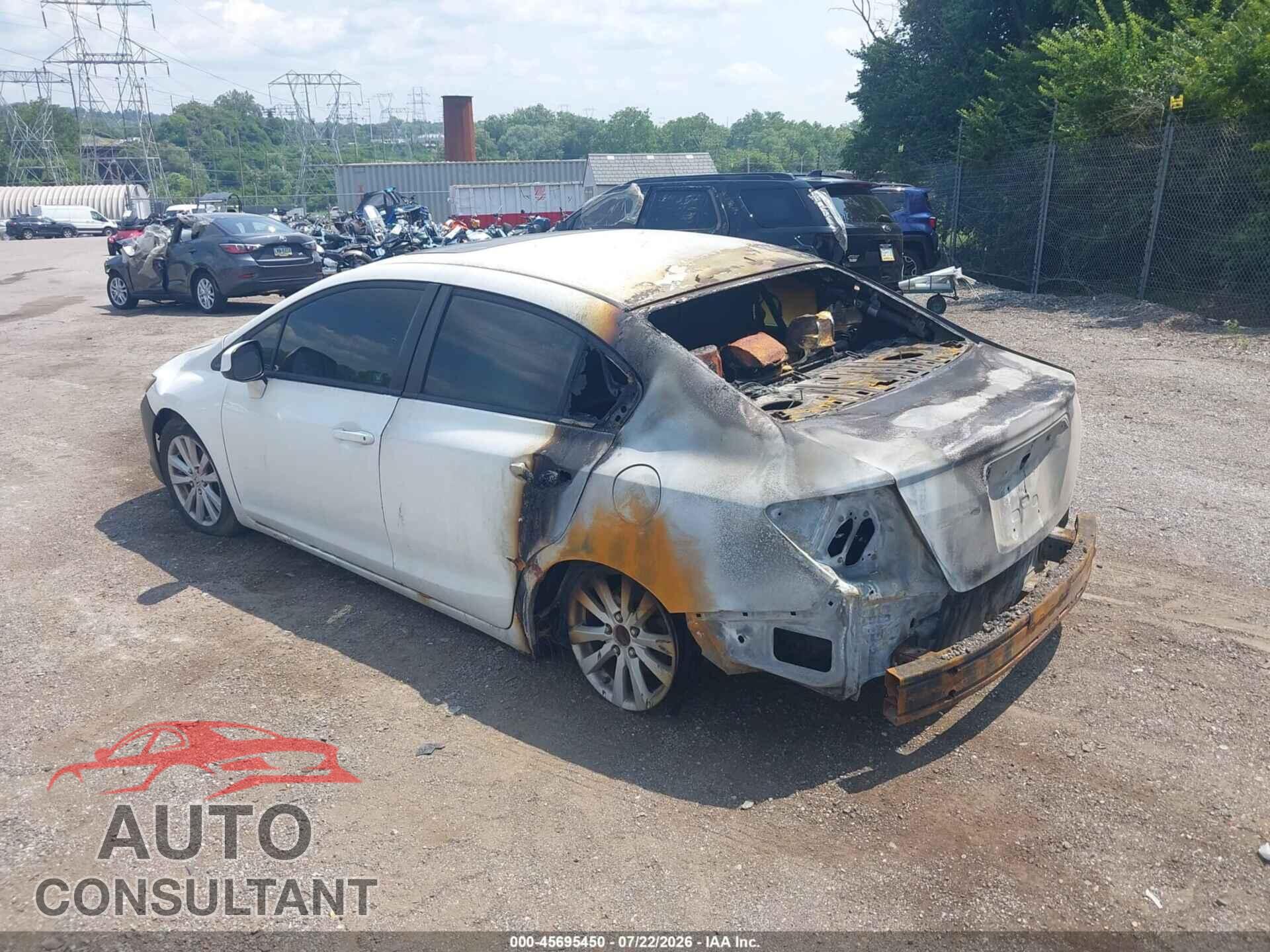 HONDA CIVIC 2012 - 2HGFB2F94CH524422