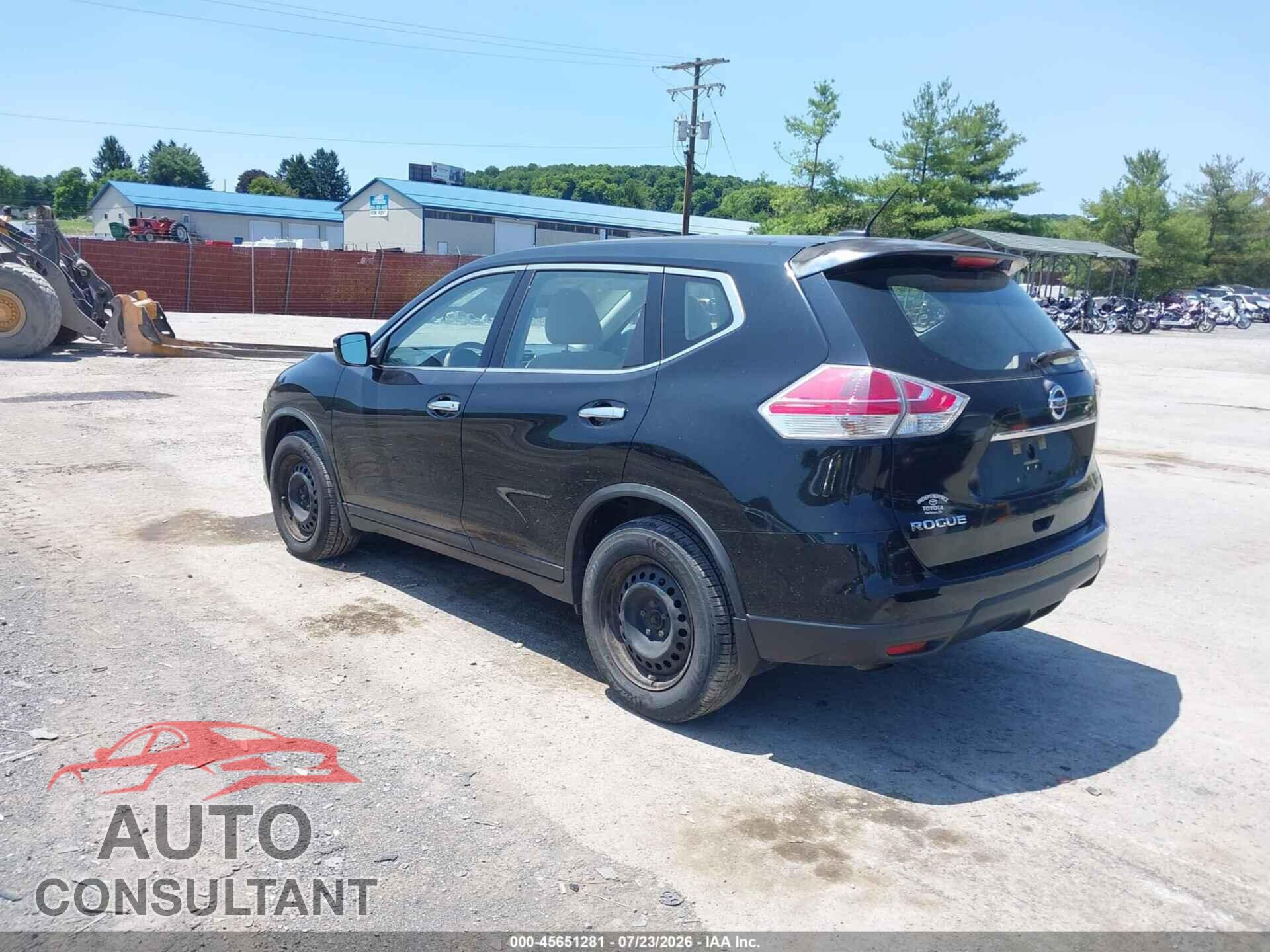 NISSAN ROGUE 2015 - KNMAT2MV3FP562827