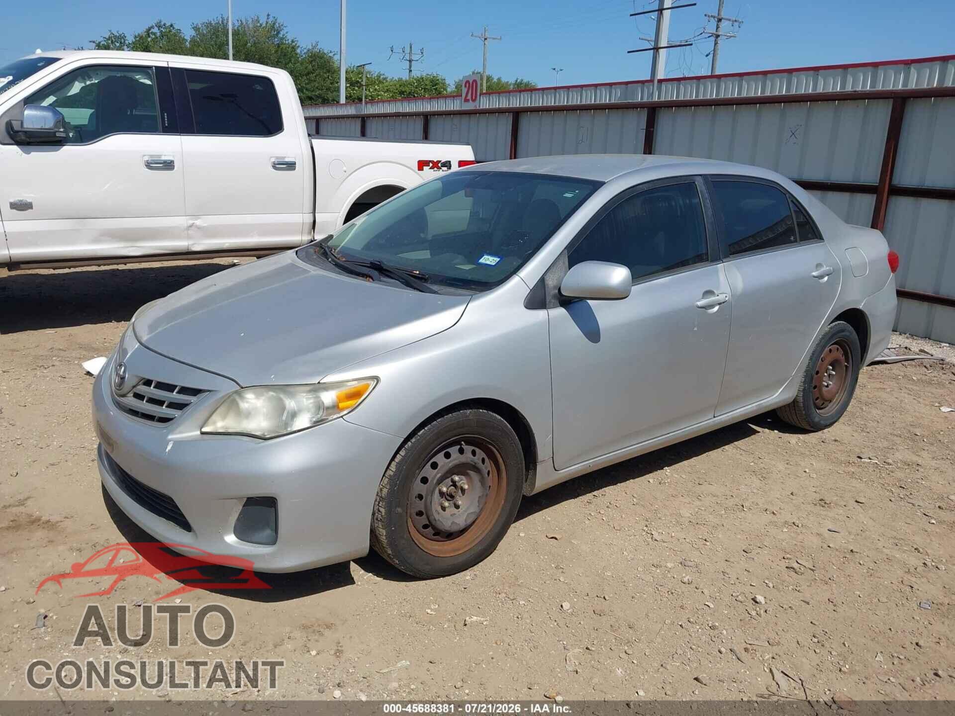 TOYOTA COROLLA 2013 - 5YFBU4EE9DP093511