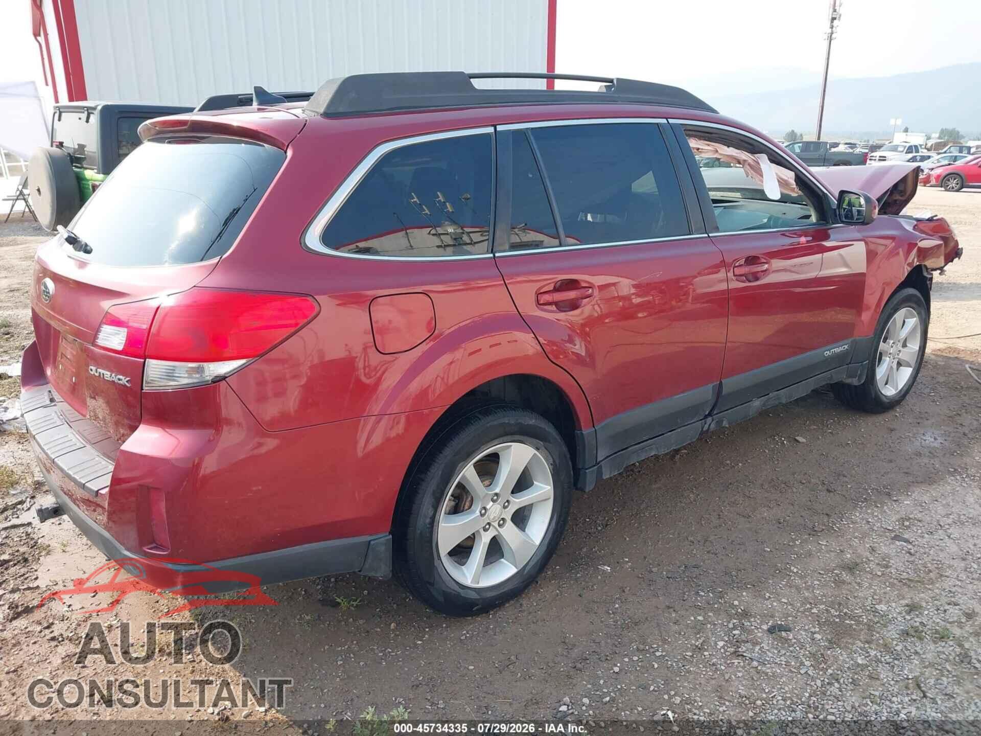 SUBARU OUTBACK 2014 - 4S4BRCCC5E3258909