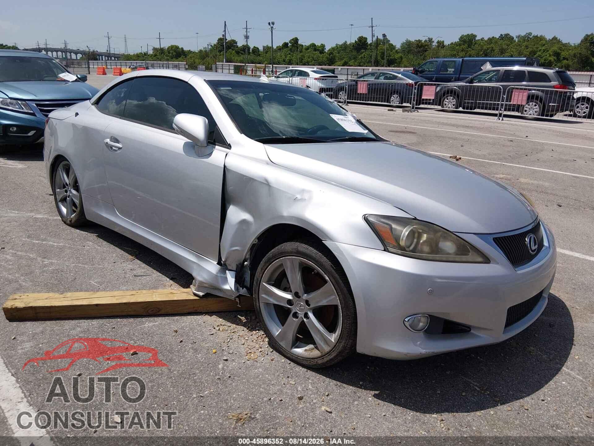 LEXUS IS 250C 2012 - JTHFF2C23C2526051
