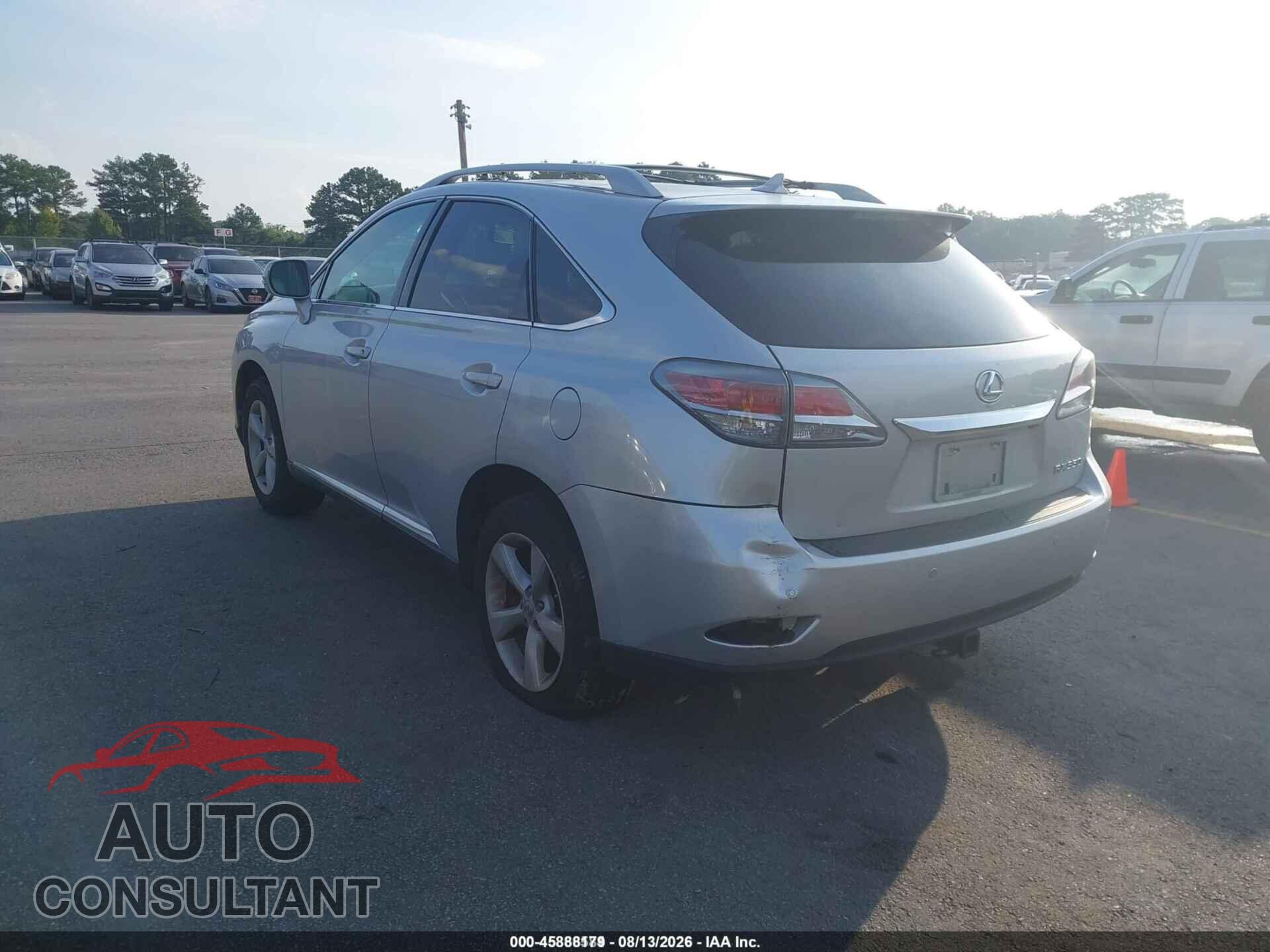 LEXUS RX 350 2013 - 2T2BK1BA1DC163634