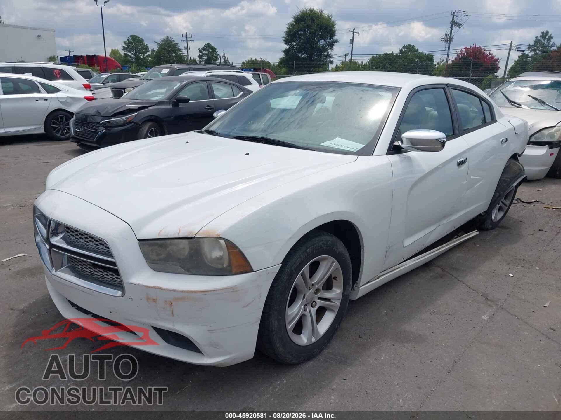 DODGE CHARGER 2012 - 2C3CDXBG1CH111343