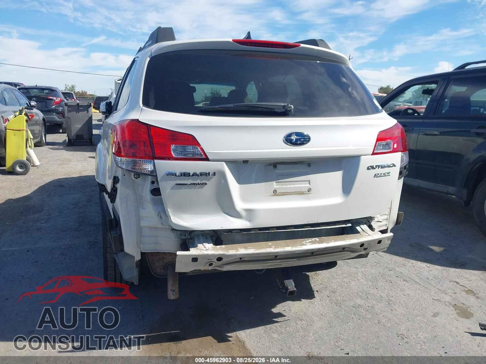 SUBARU OUTBACK 2011 - 4S4BRBKC3B3353377