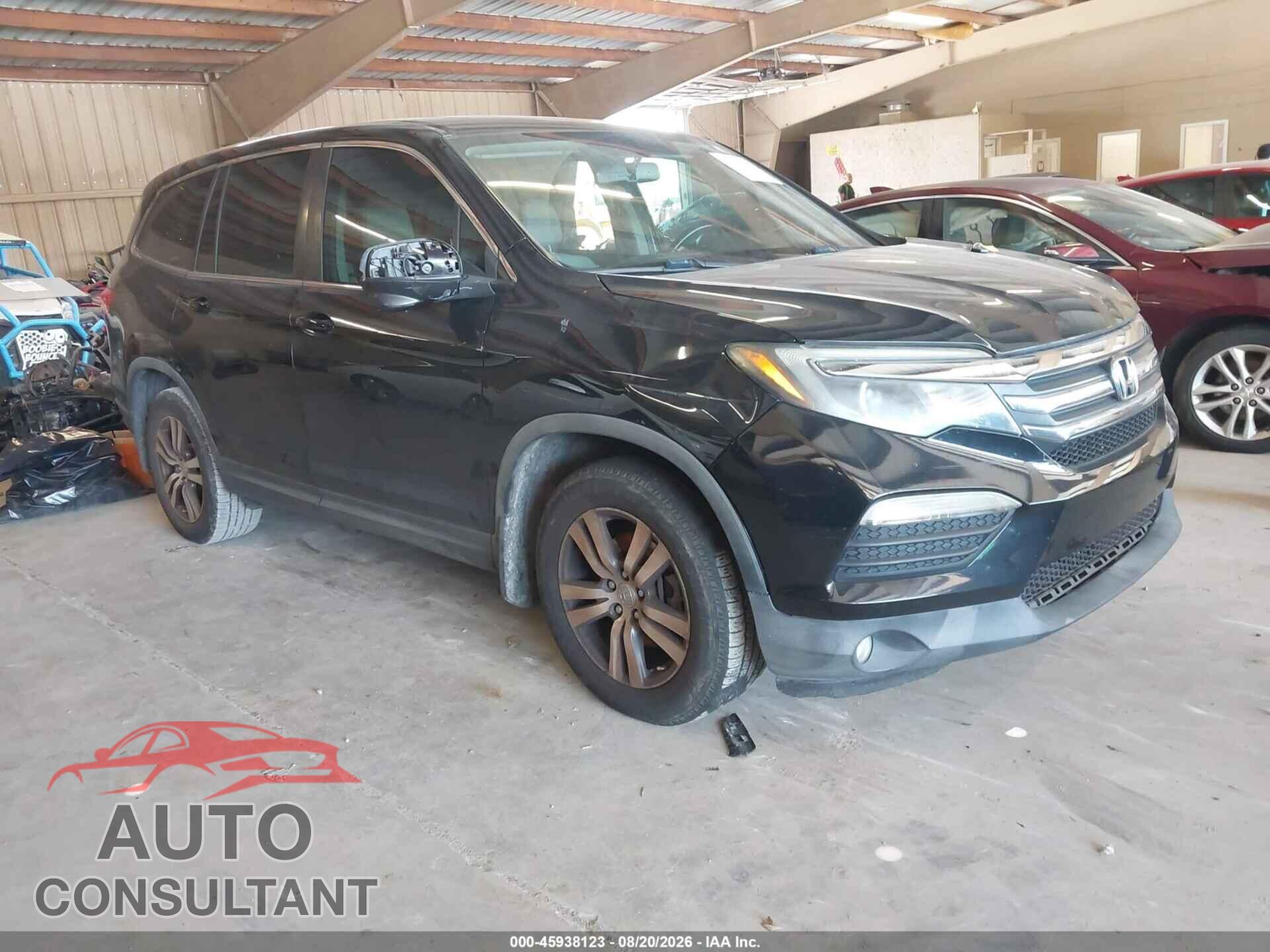 HONDA PILOT 2017 - 5FNYF5H59HB005998