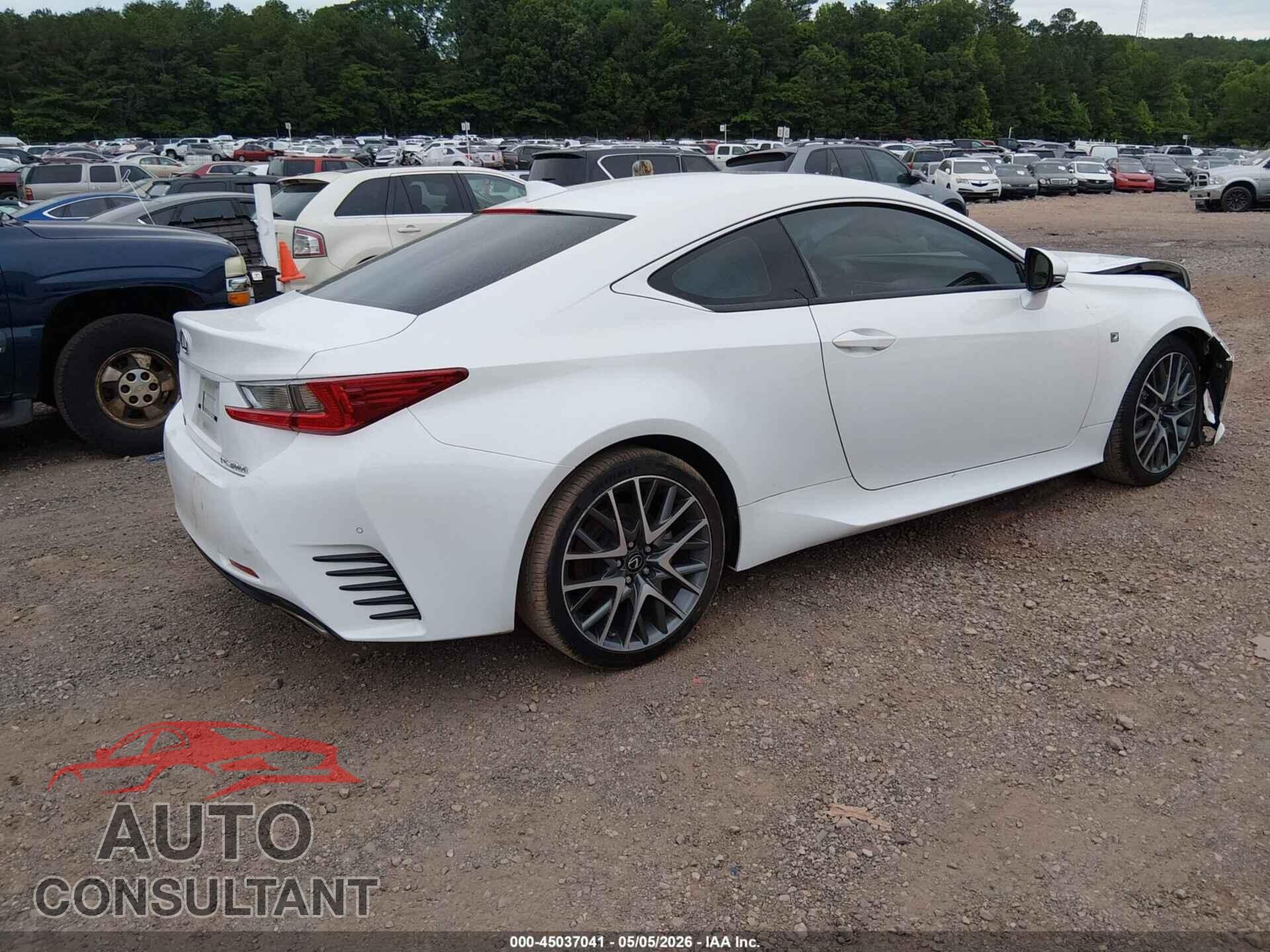 LEXUS RC 200T 2017 - JTHHA5BC6H5004877