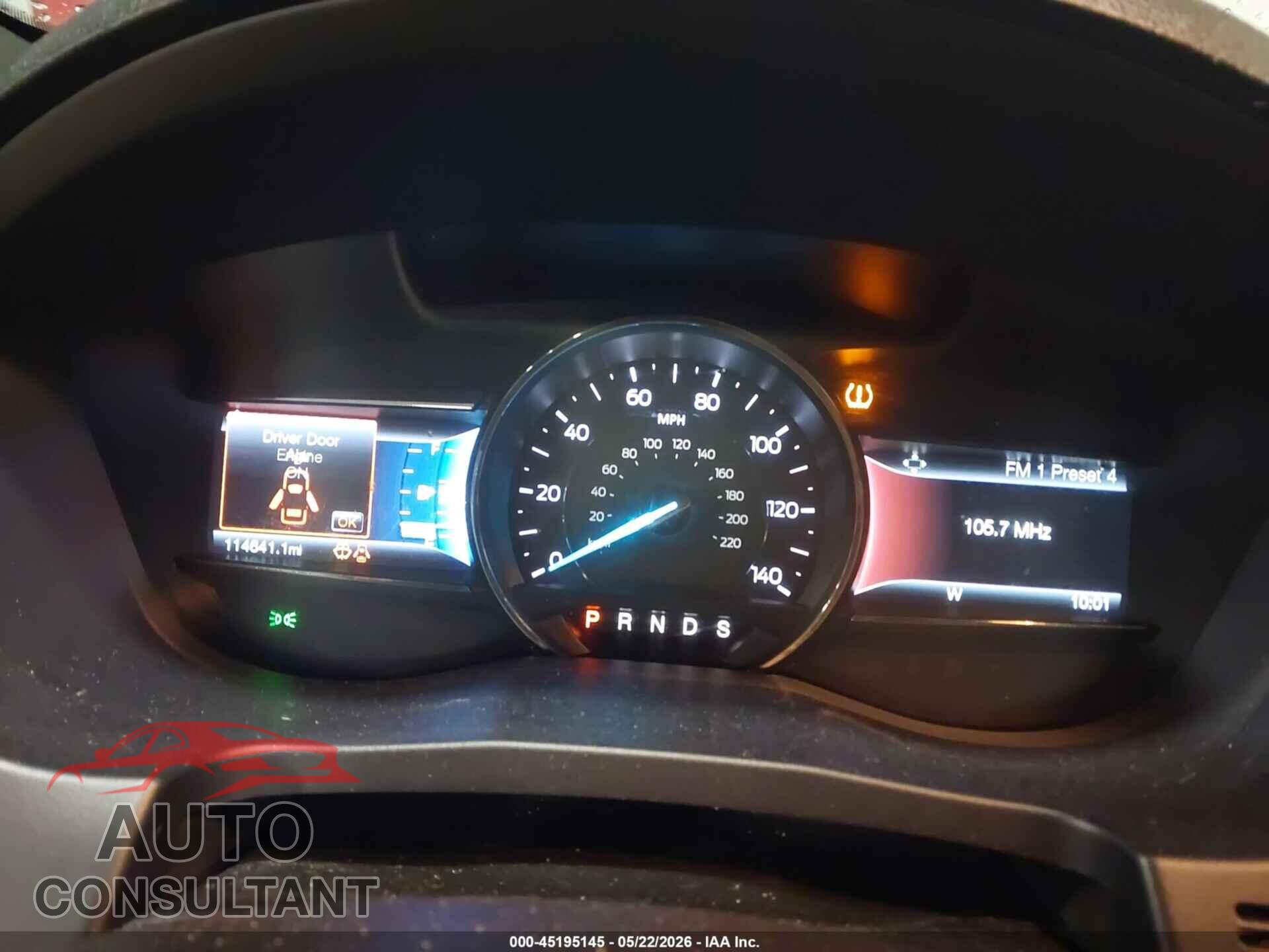FORD EXPLORER 2016 - 1FM5K7F83GGB52468