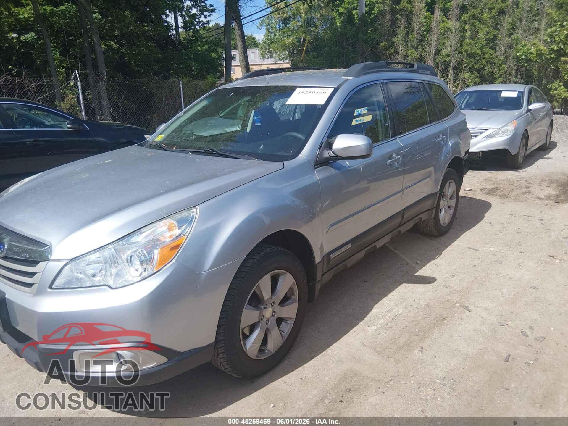 SUBARU OUTBACK 2012 - 4S4BRBCCXC3234662