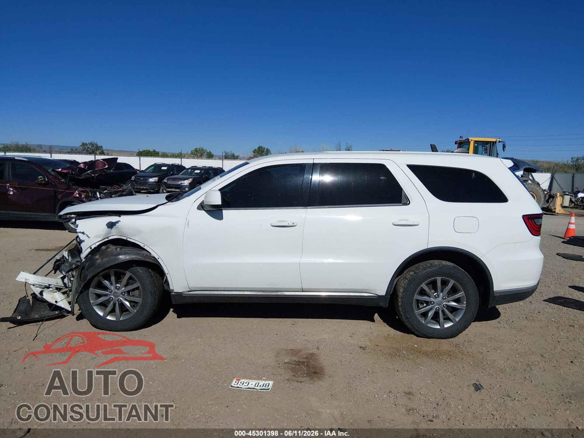 DODGE DURANGO 2017 - 1C4RDJFG7HC857674