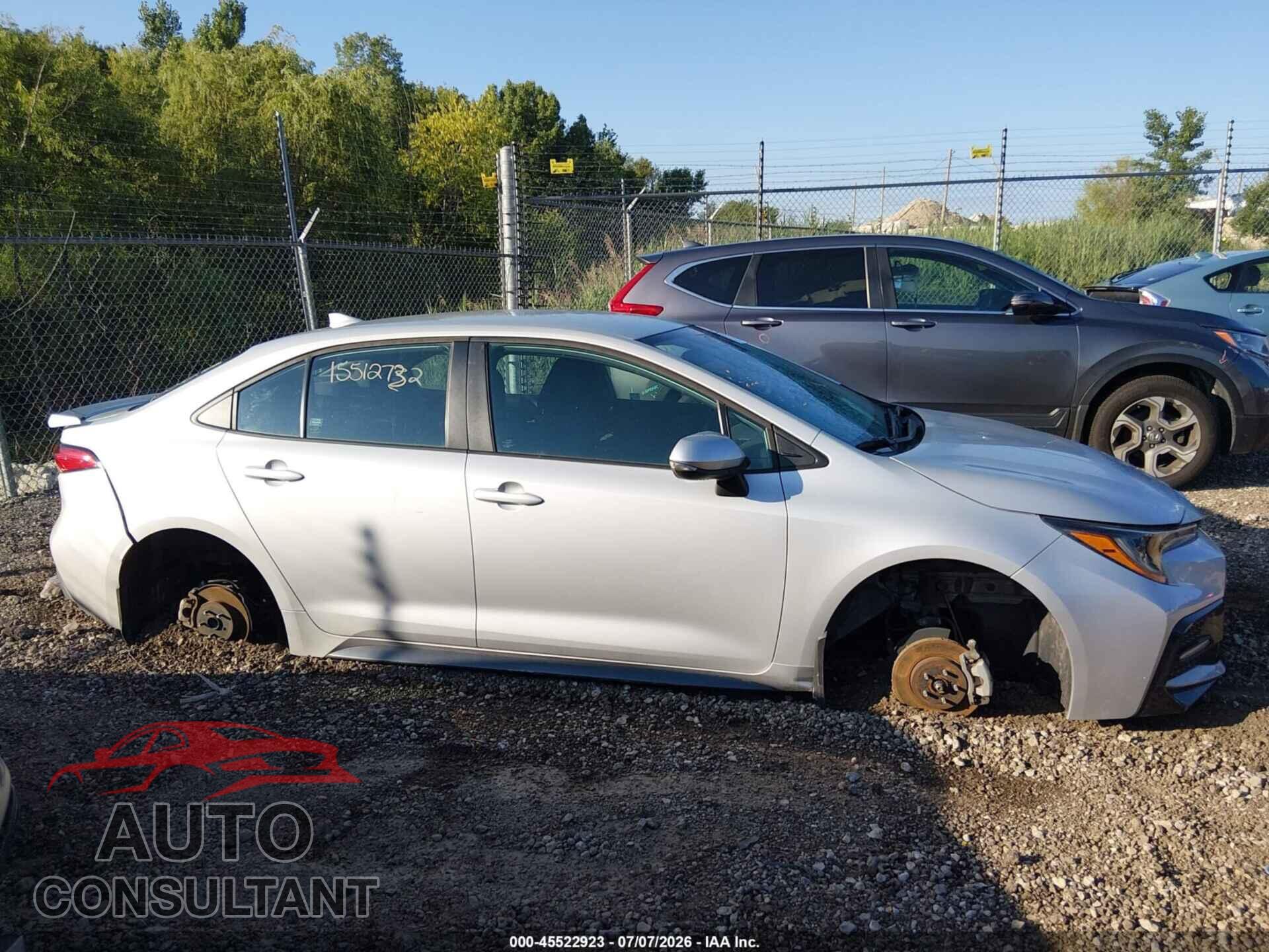 TOYOTA COROLLA 2022 - 5YFS4MCE7NP127319