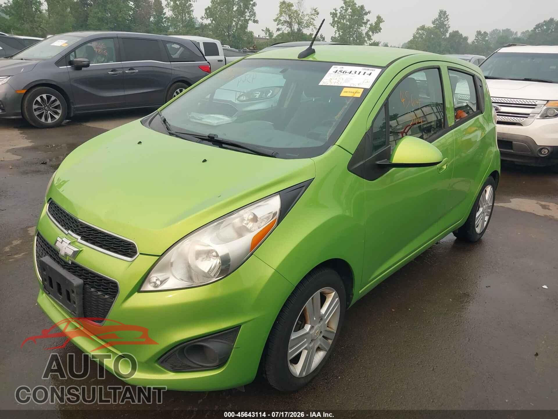 CHEVROLET SPARK 2014 - KL8CD6S99EC480599