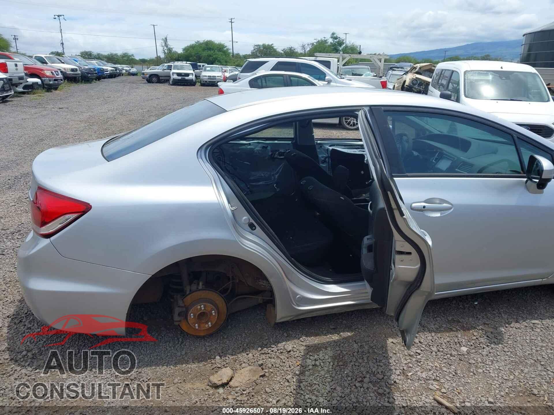 HONDA CIVIC 2014 - 19XFB2F88EE067537