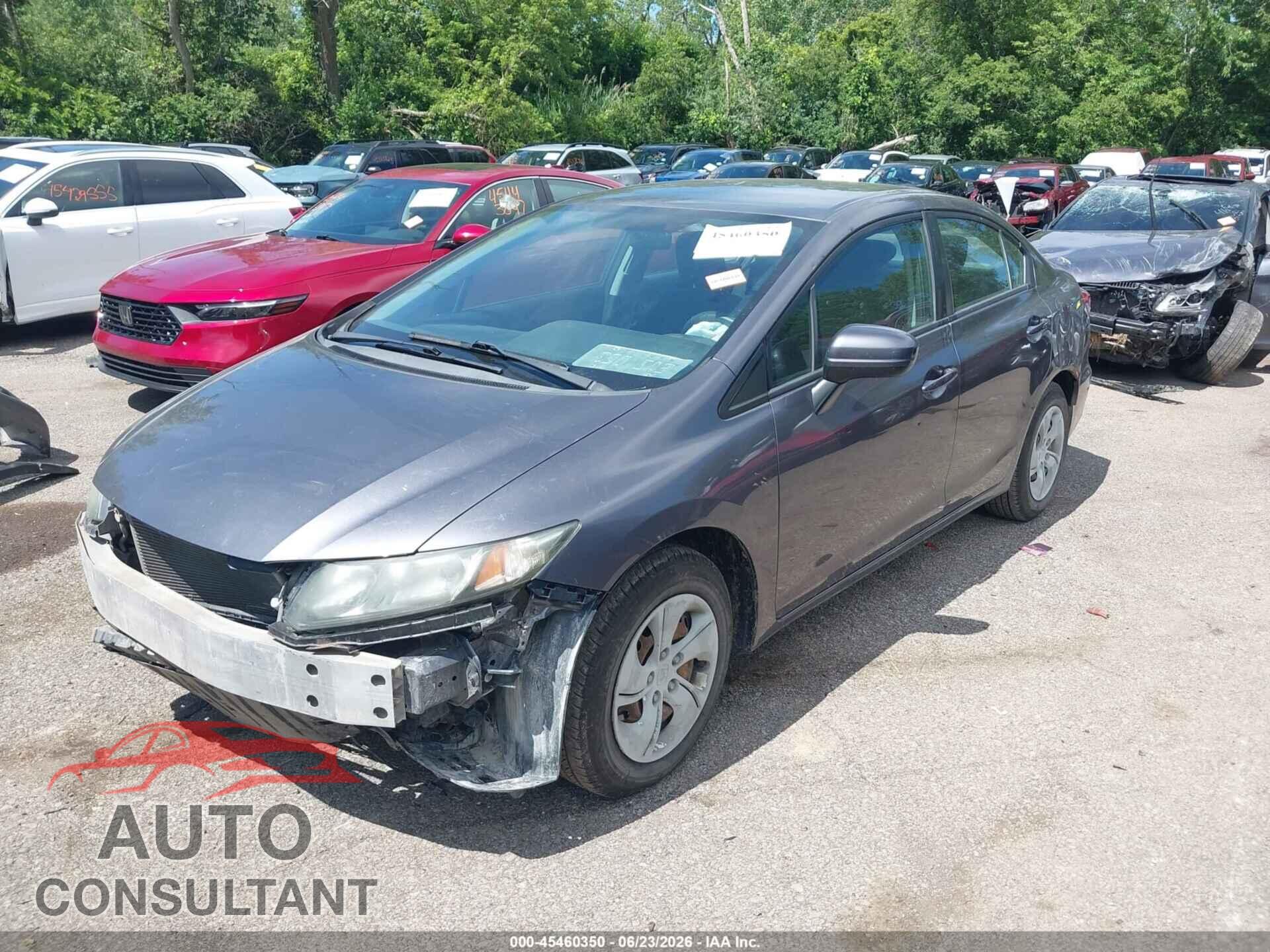 HONDA CIVIC 2014 - 2HGFB2F59EH540695