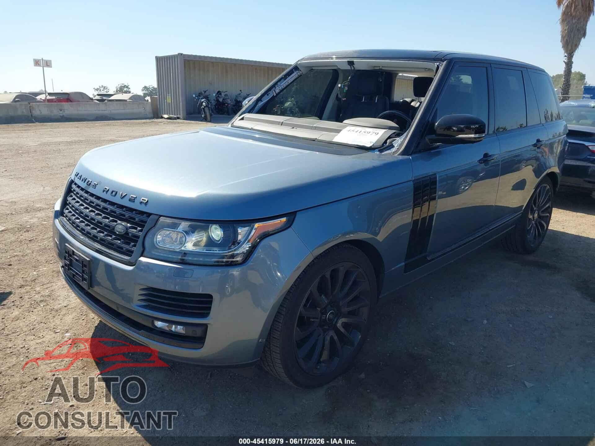 LAND ROVER RANGE ROVER 2017 - SALGS2FV3HA372891