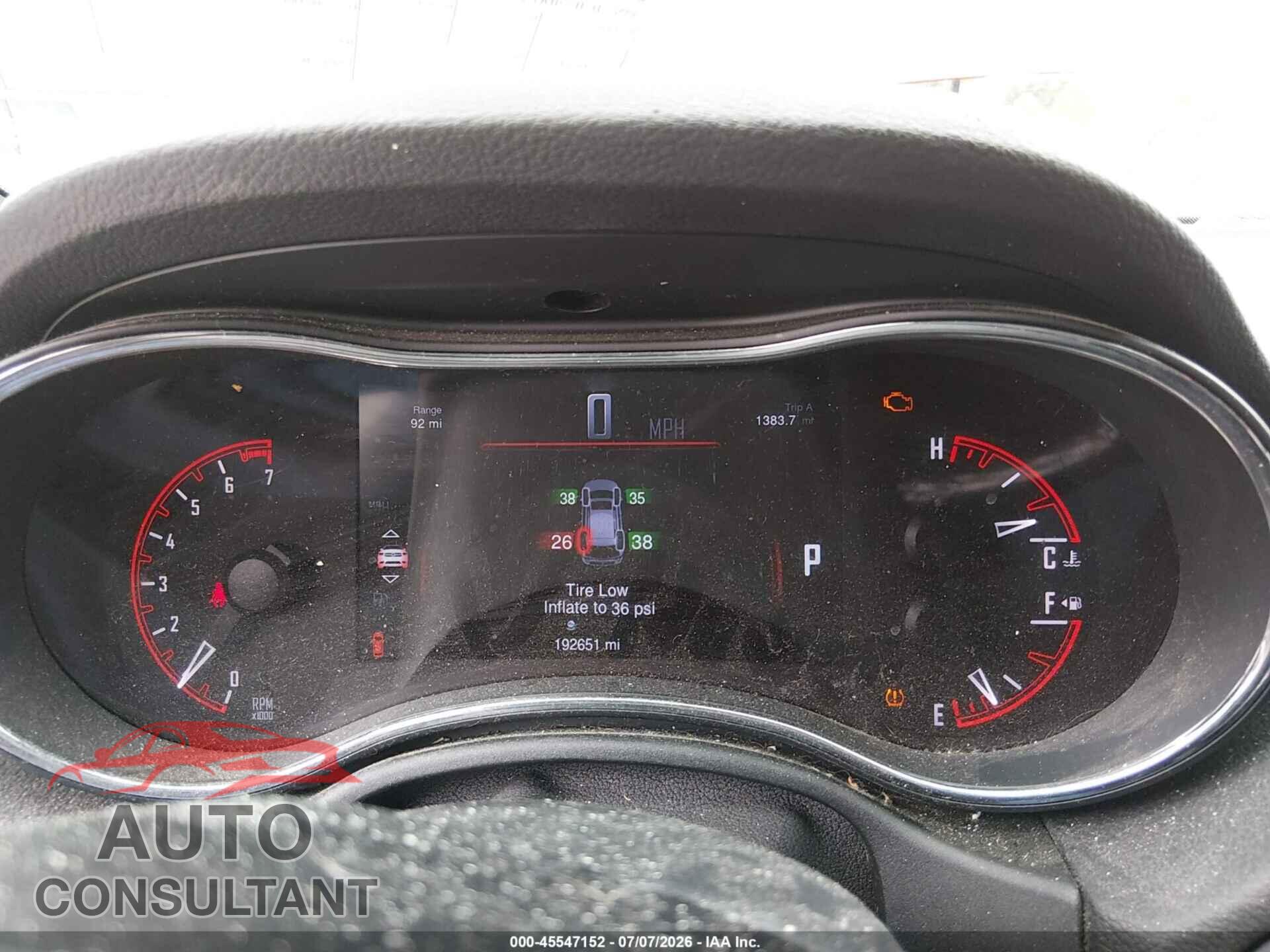 DODGE DURANGO 2015 - 1C4RDJDG5FC224042