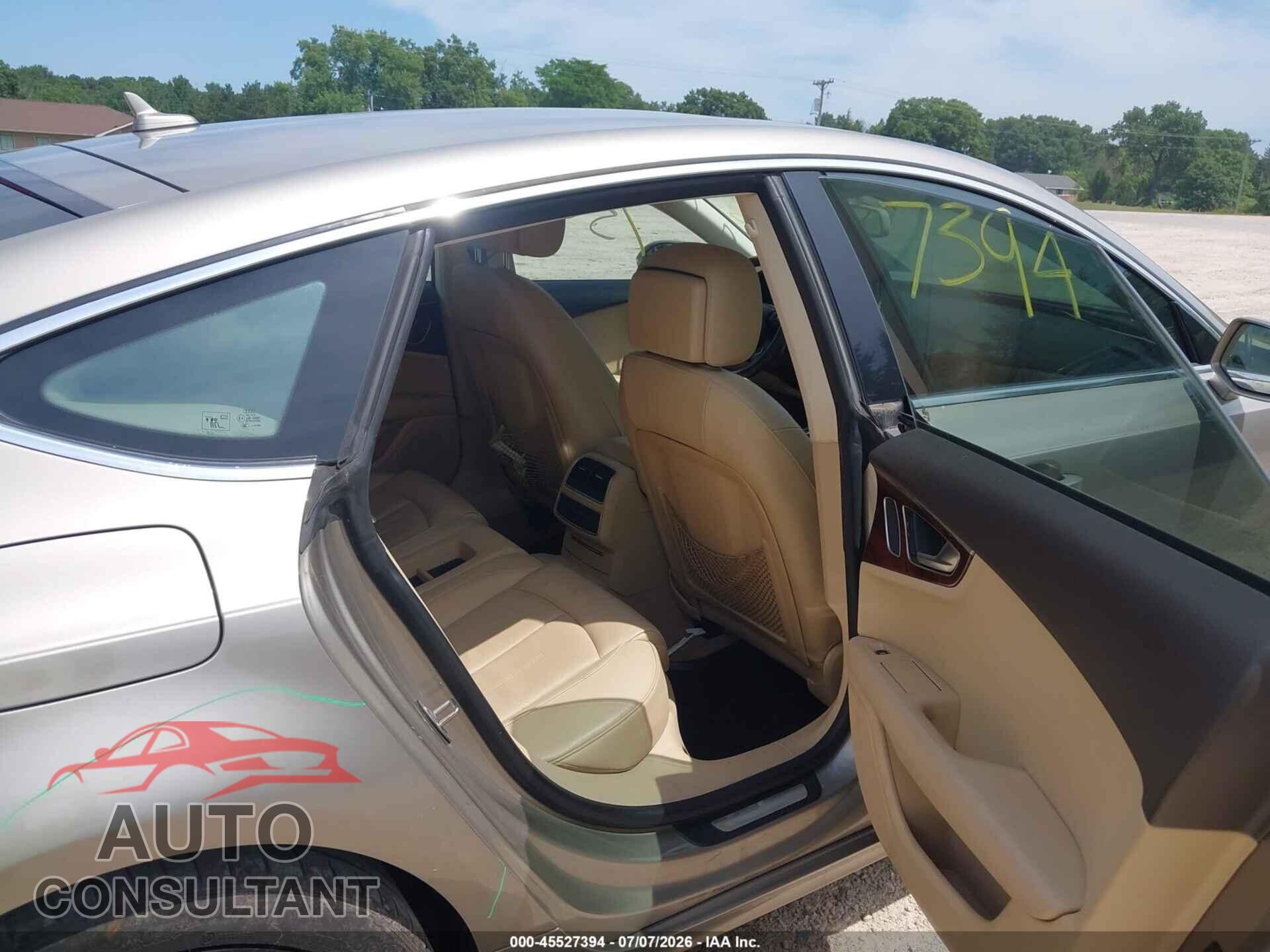 AUDI A7 2012 - WAUSGAFC6CN005414