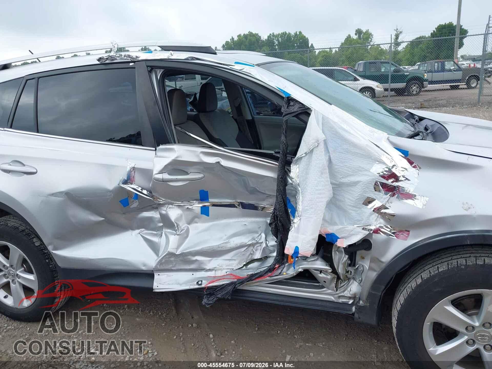 TOYOTA RAV4 2013 - 2T3RFREV2DW100486