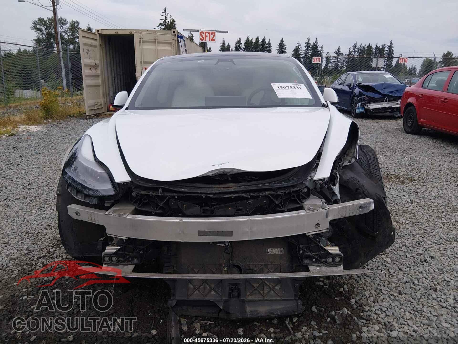 TESLA MODEL 3 2022 - 5YJ3E1EB6NF177708