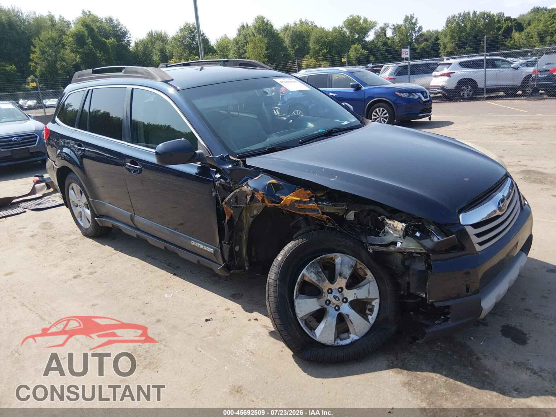 SUBARU OUTBACK 2012 - 4S4BRBLC2C3217967