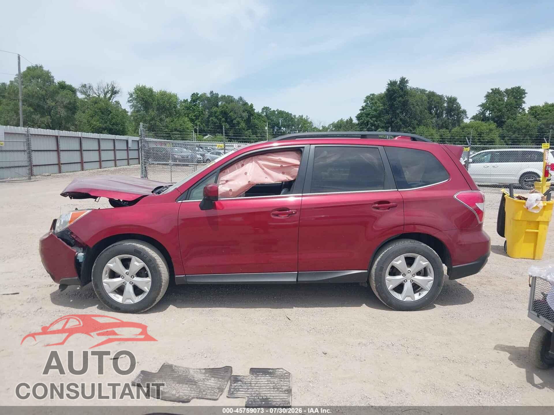 SUBARU FORESTER 2016 - JF2SJAKC2GH454654