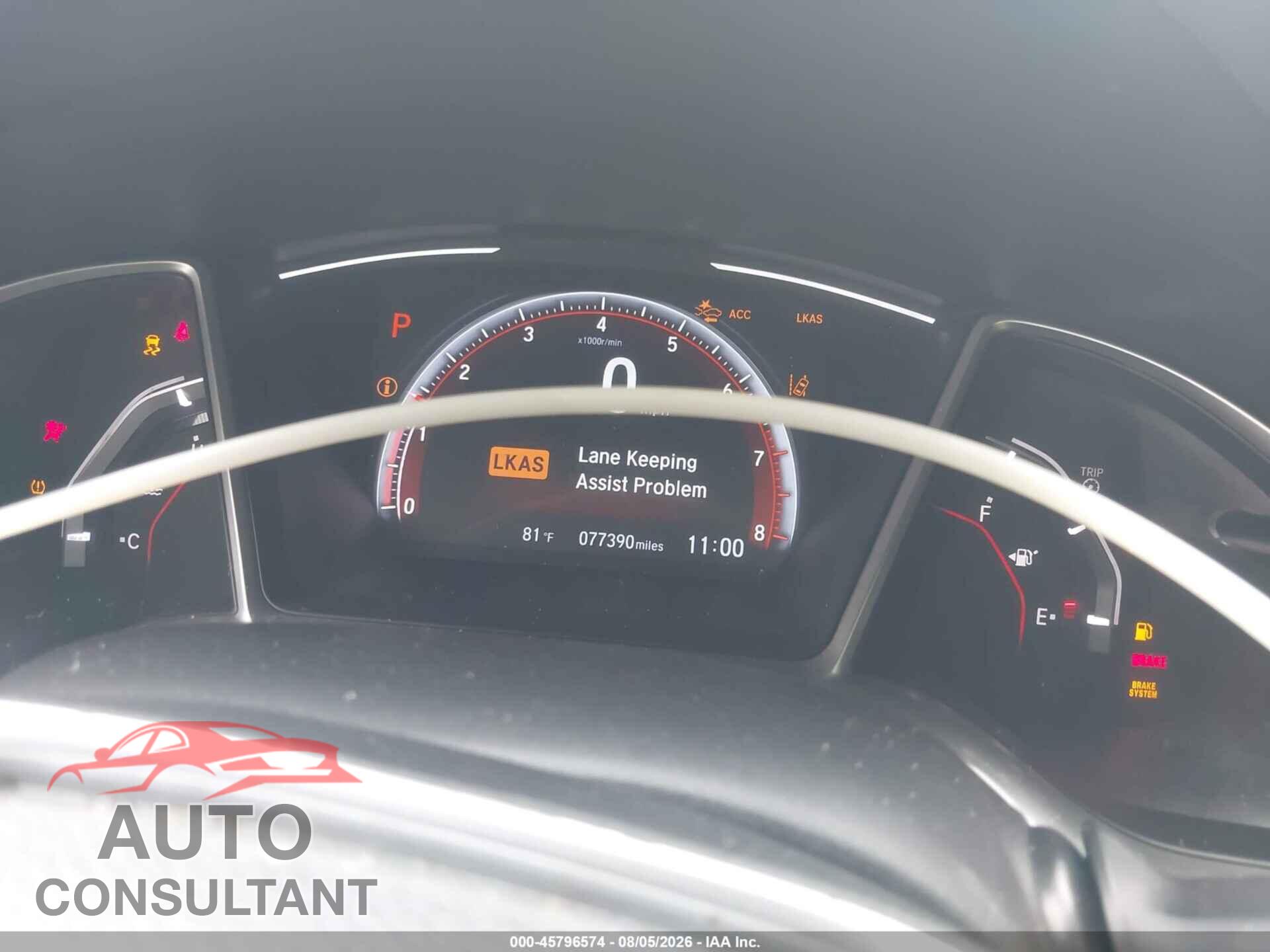 HONDA CIVIC 2019 - 19XFC2F84KE014777